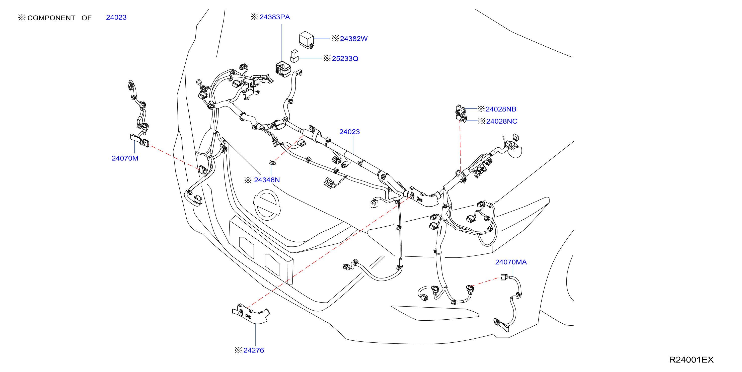 Diagram CABLEADO for your 2016 Nissan Quest   