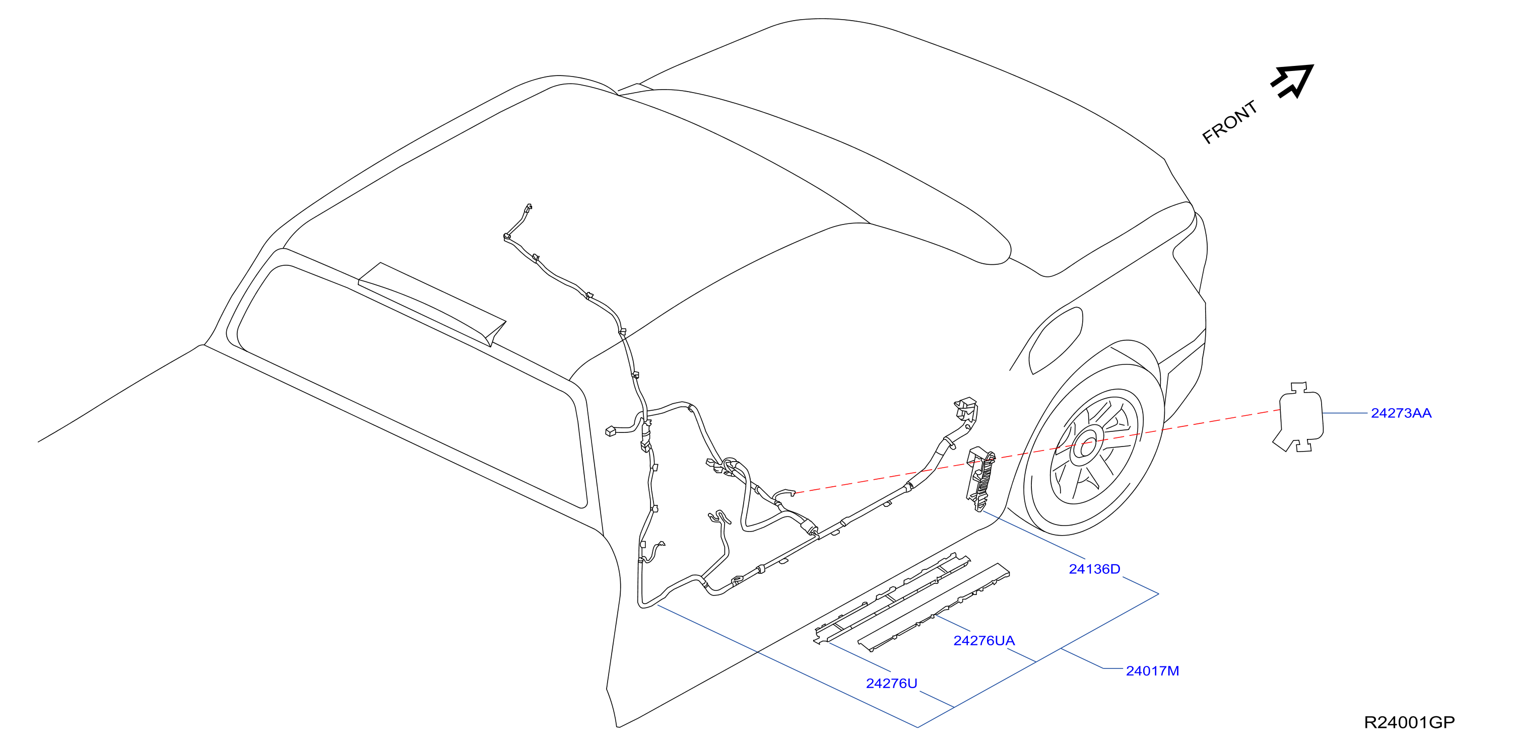 Diagram WIRING for your 2011 Nissan Frontier   