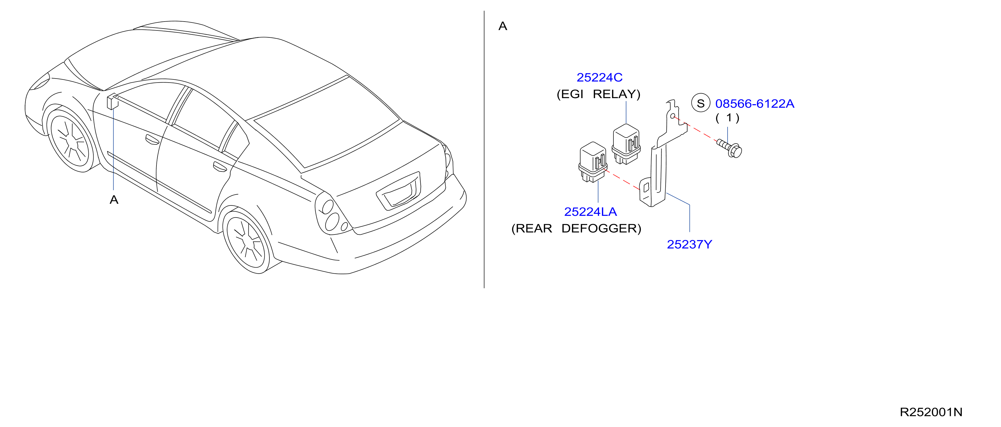 Diagram RELAY for your Nissan