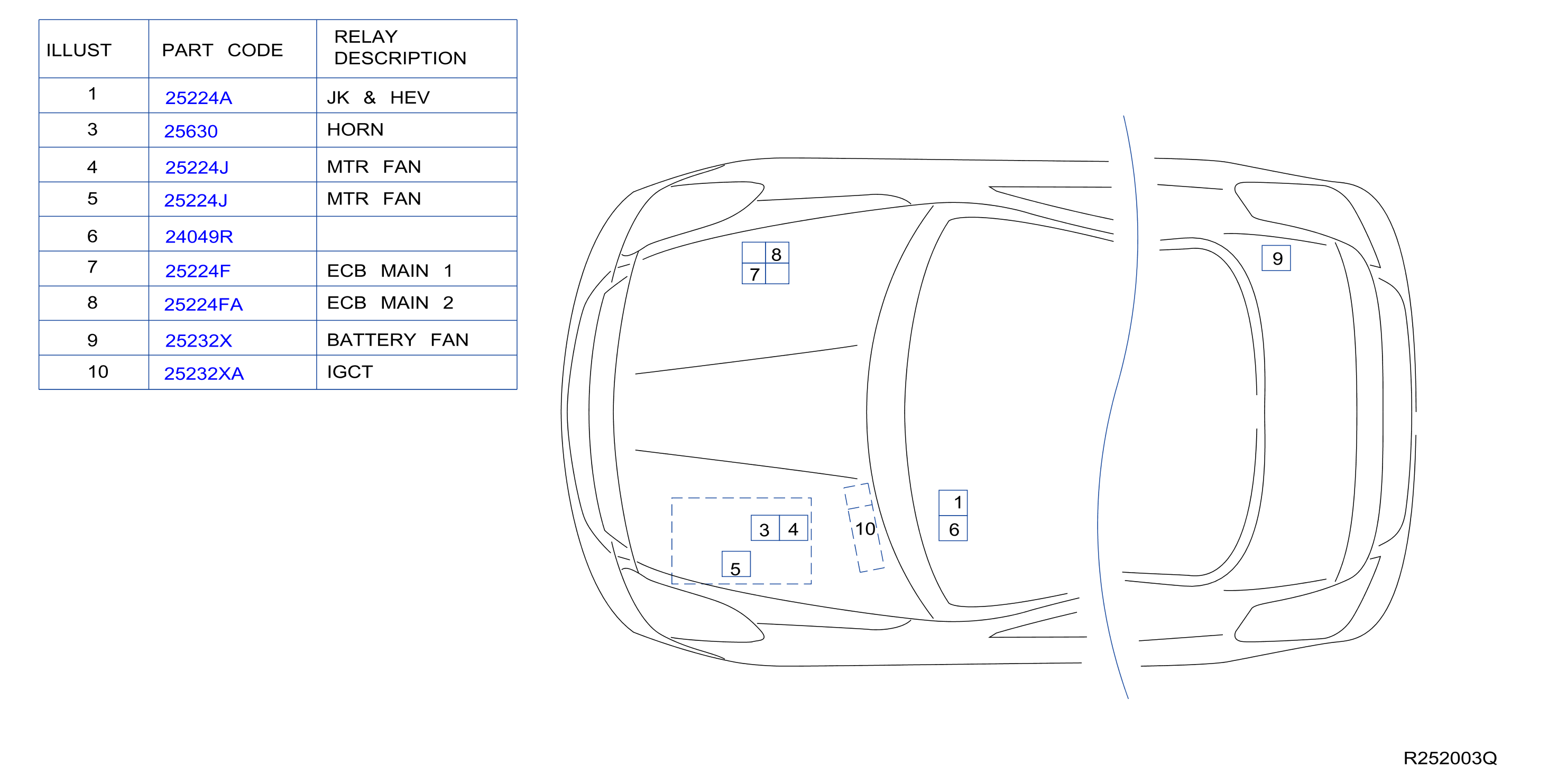 Diagram RELAY for your Nissan Altima SEDAN HEV 