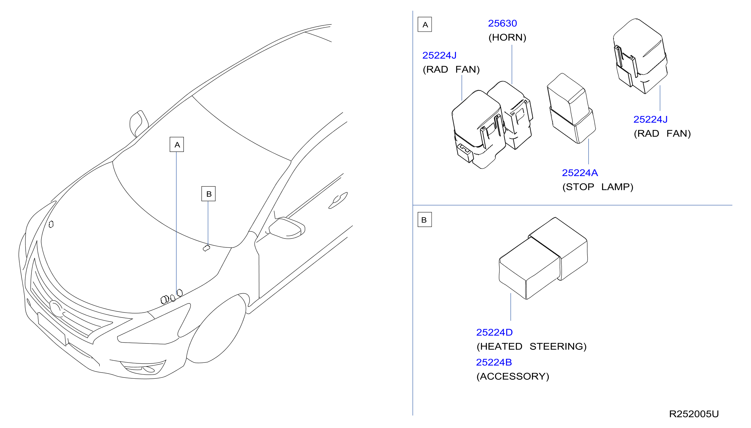 Diagram RELAY for your Nissan
