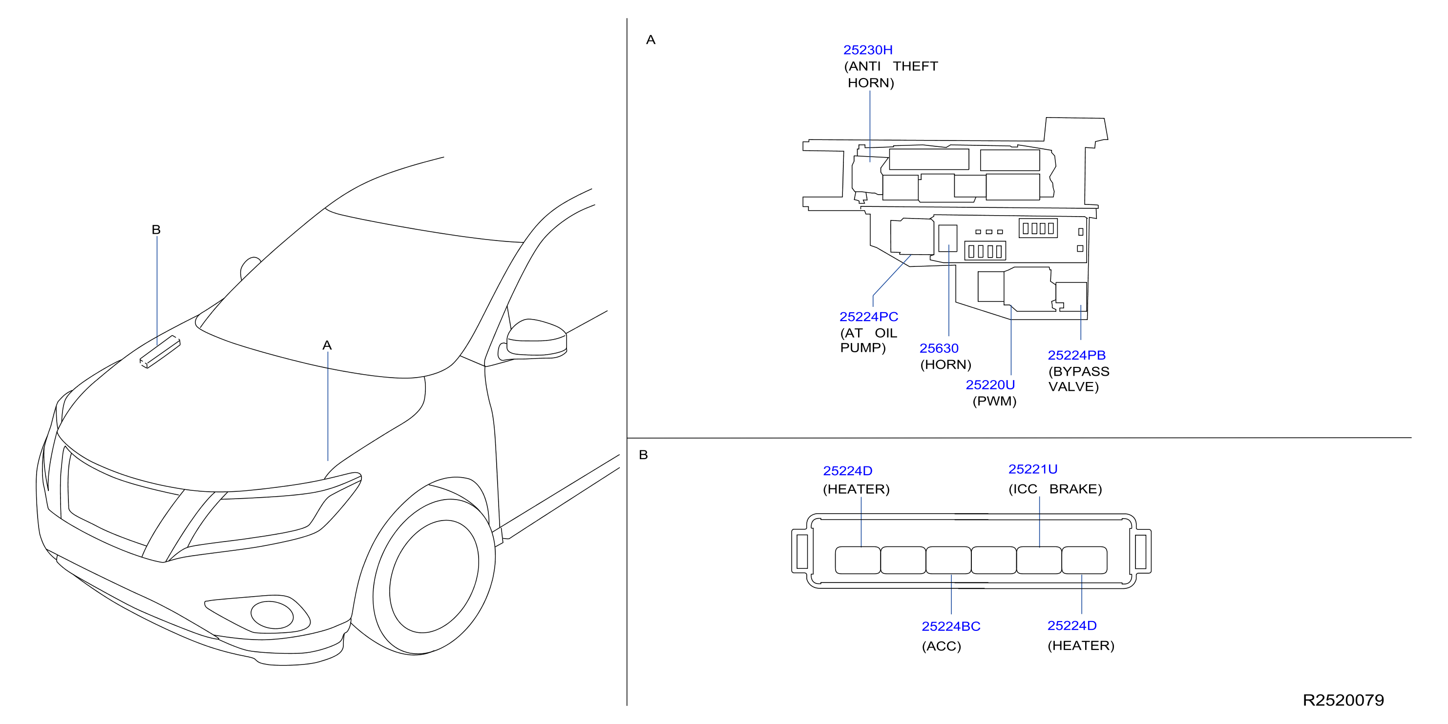 Diagram RELAY for your 2011 Nissan Altima COUPE S 2.5L ELECTRIC/GAS CVT 