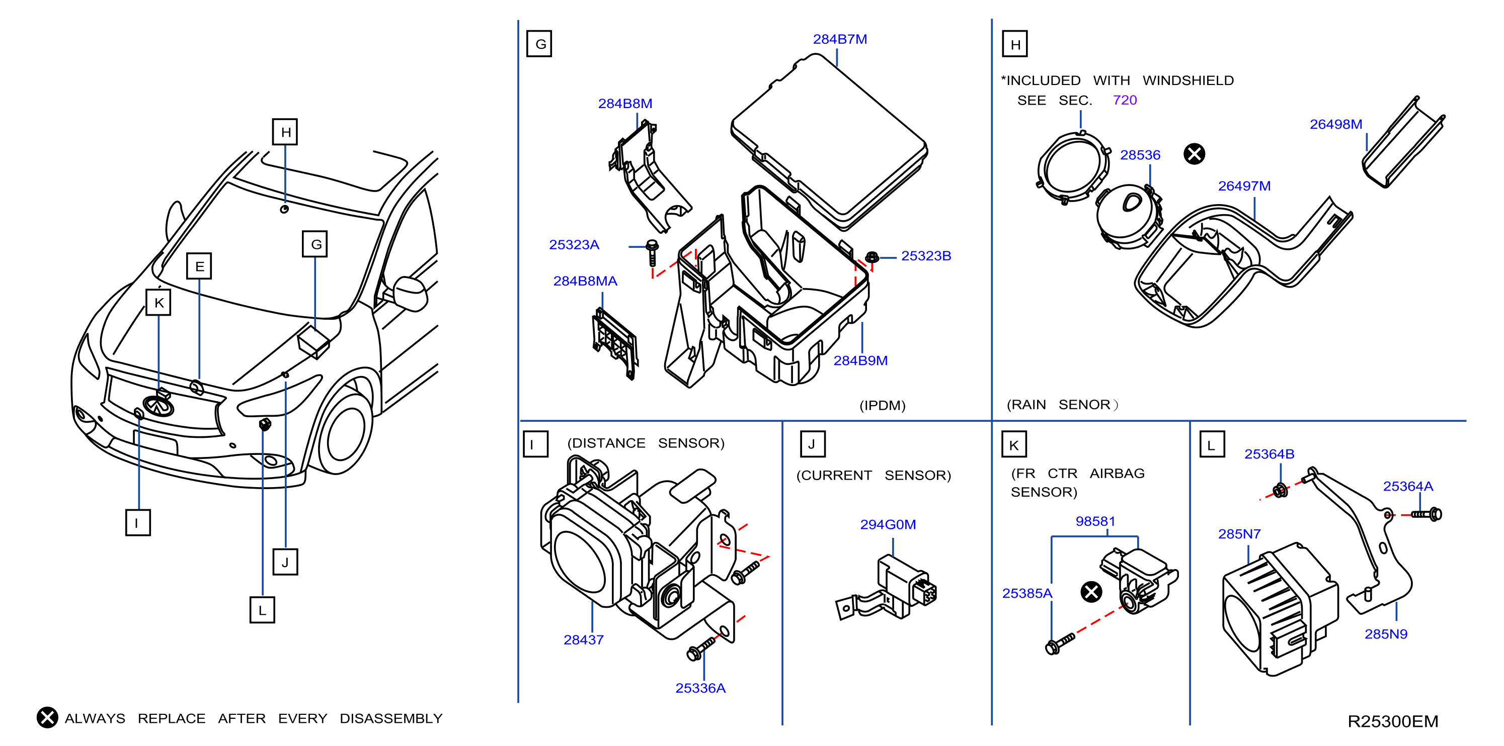 Diagram UNIDAD ELÉCTRICA for your INFINITI