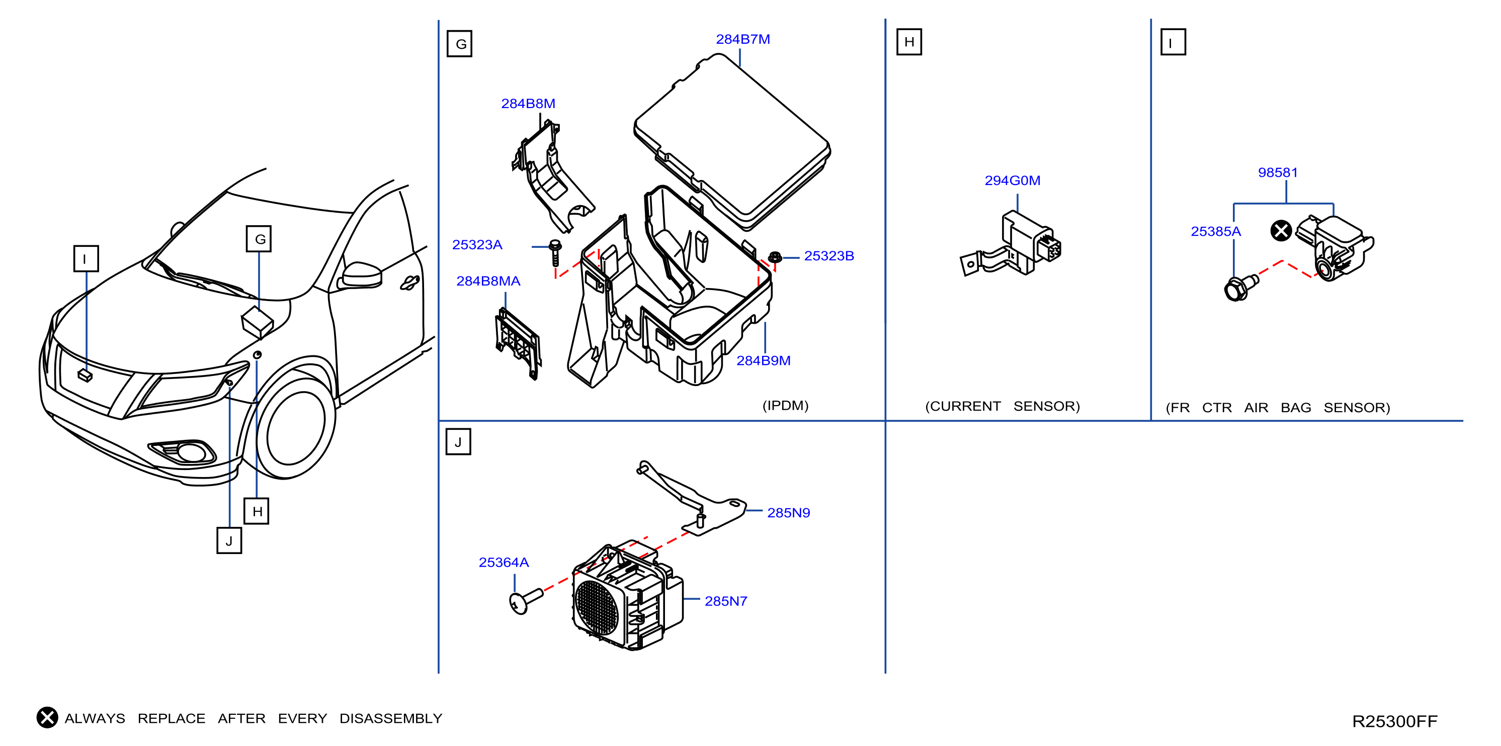 Diagram ELECTRICAL UNIT for your Nissan Frontier  