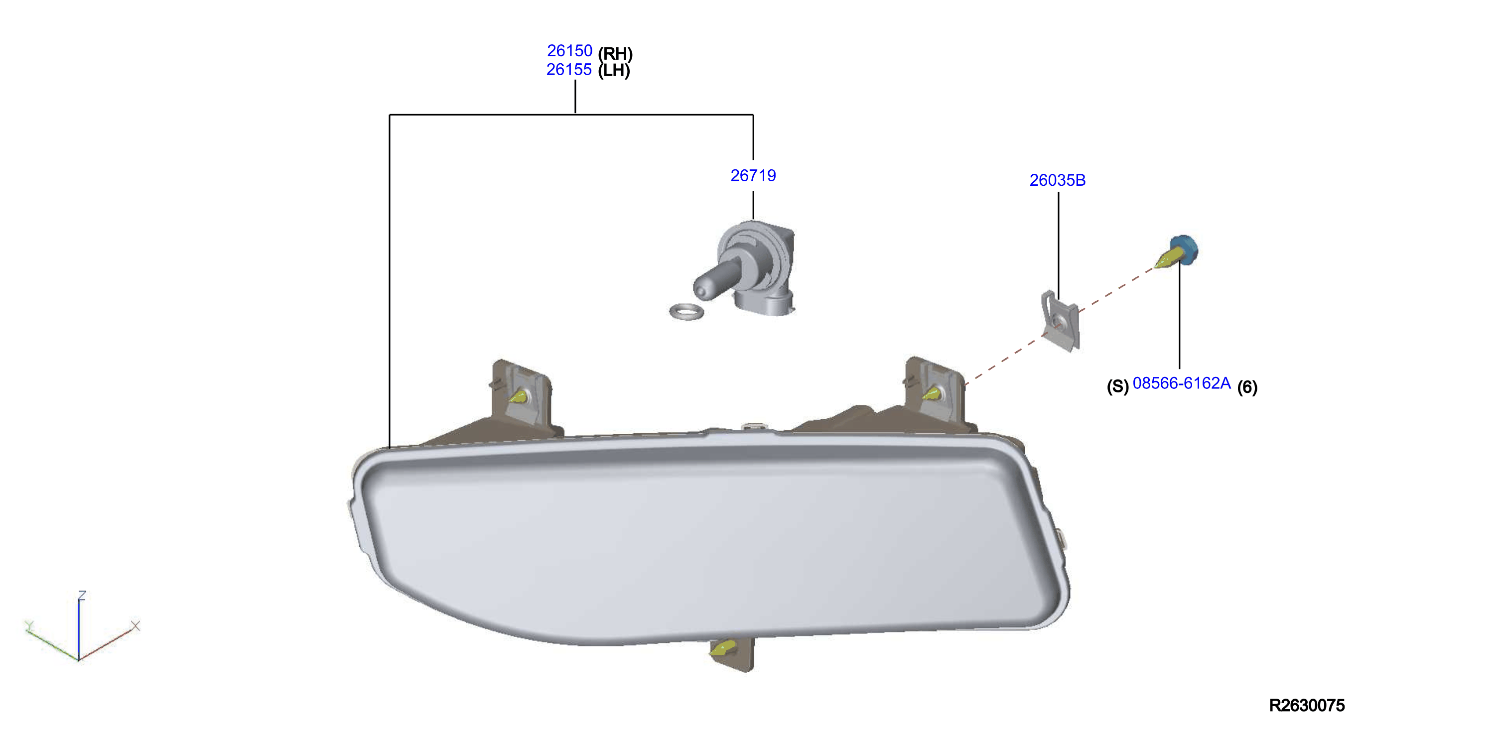 Diagram FOG,DAYTIME RUNNING & DRIVING LAMP for your 2003 Nissan Frontier   