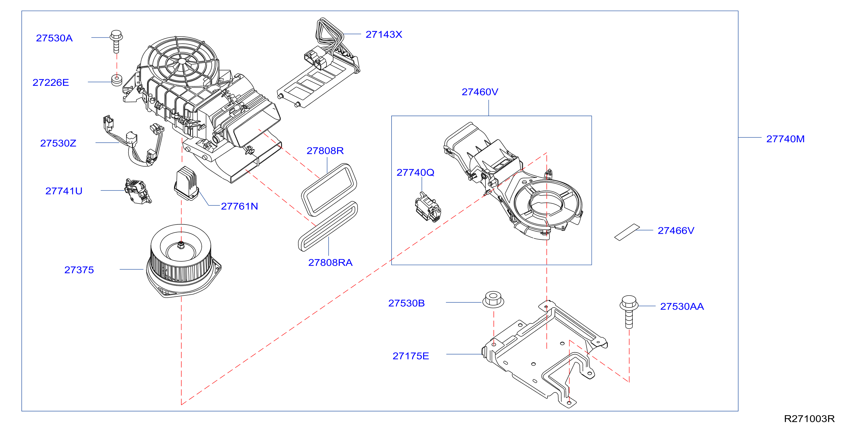 Diagram COOLING UNIT for your 2018 INFINITI QX60  Base 