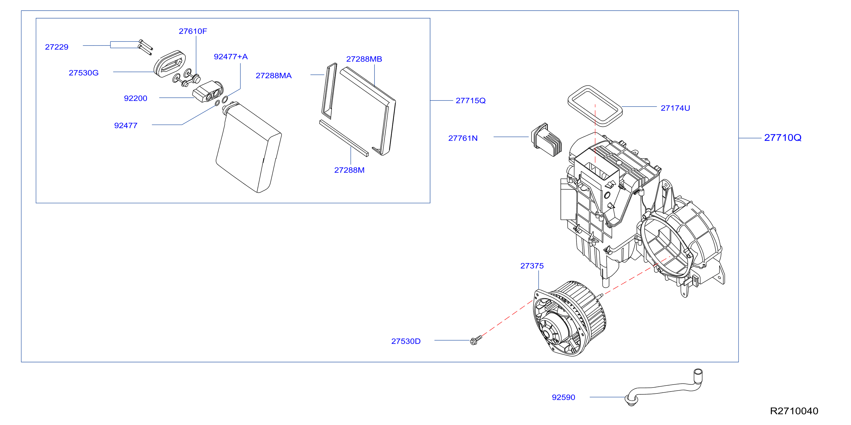 Diagram COOLING UNIT for your 2015 Nissan Leaf   