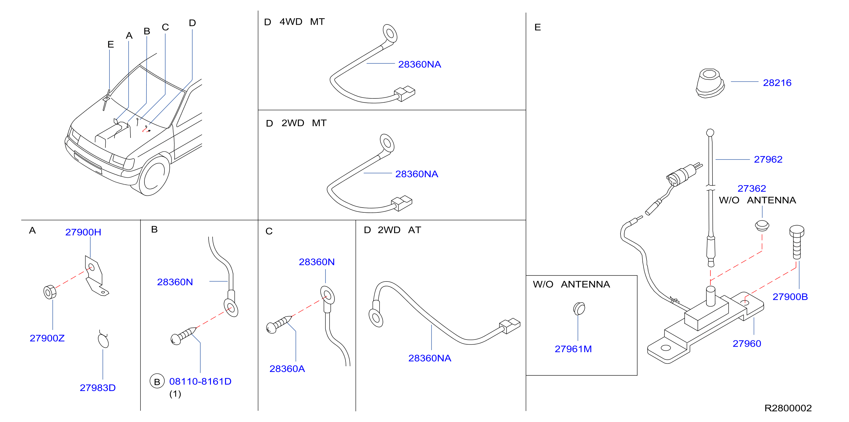 Diagram AUDIO & VISUAL for your Nissan