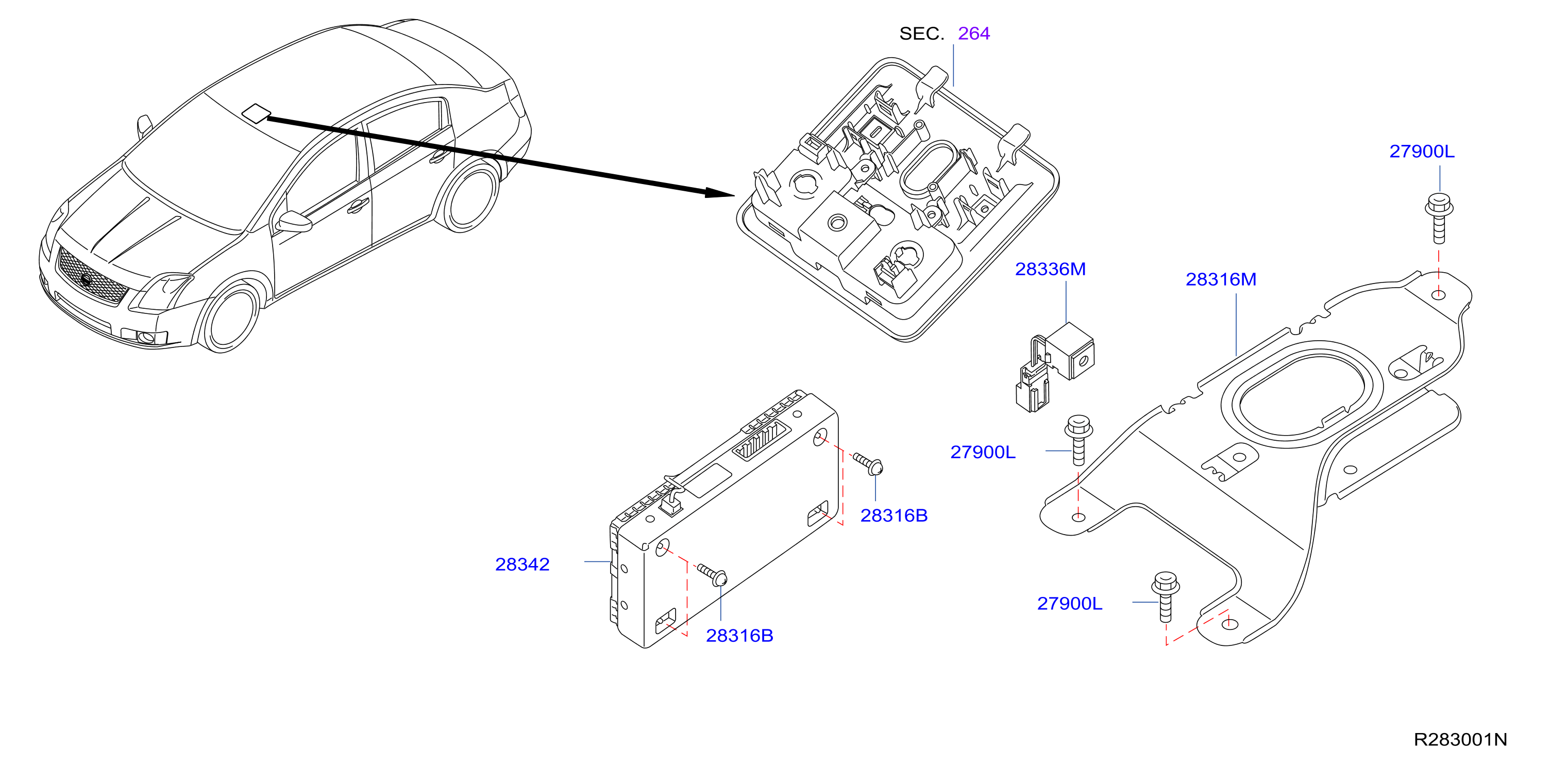 Diagram TELEPHONE & DATA COMMUNICATION for your 2002 Nissan Frontier   