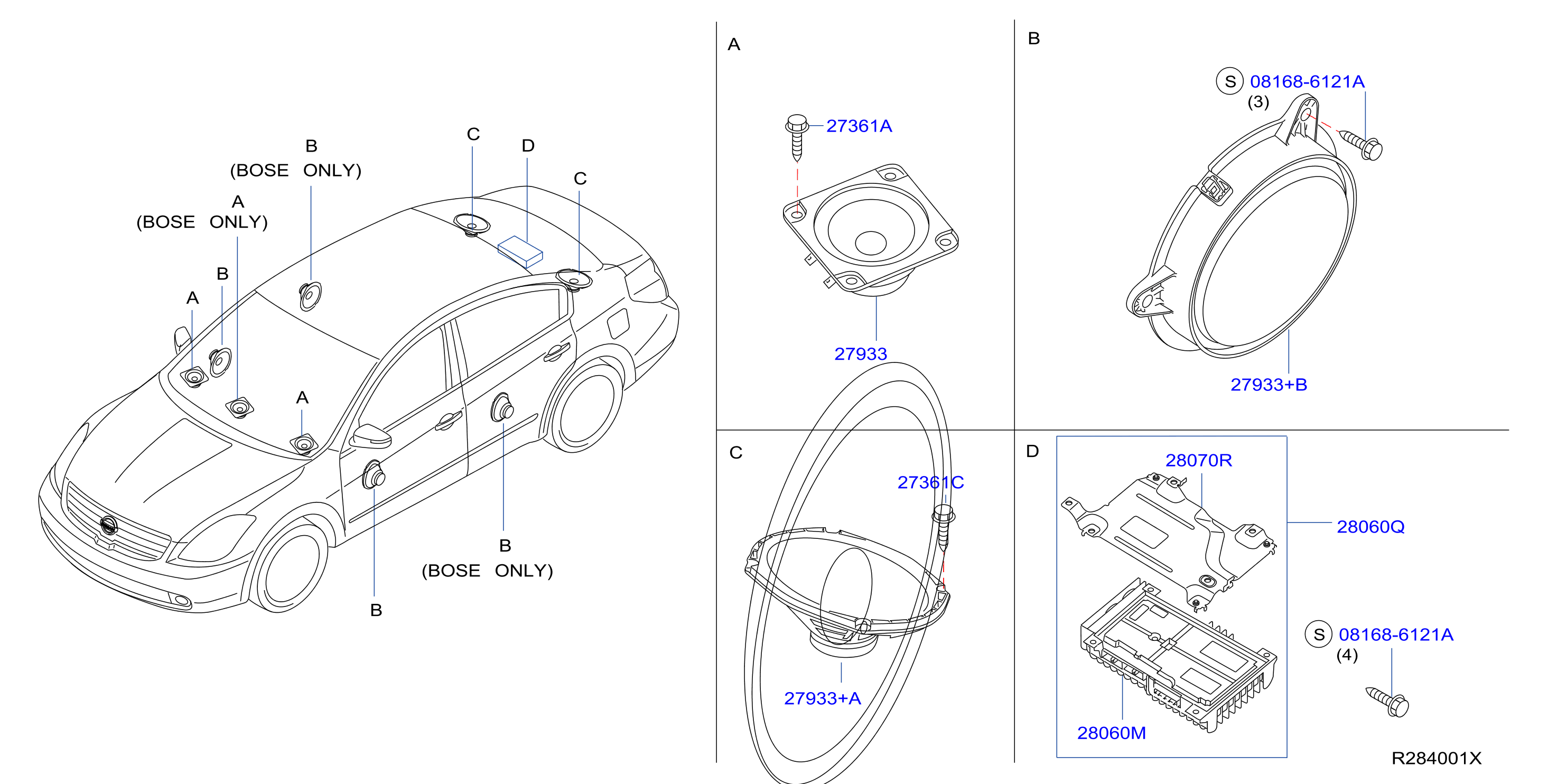 28156-ZX10A - Speaker - Genuine Nissan Part