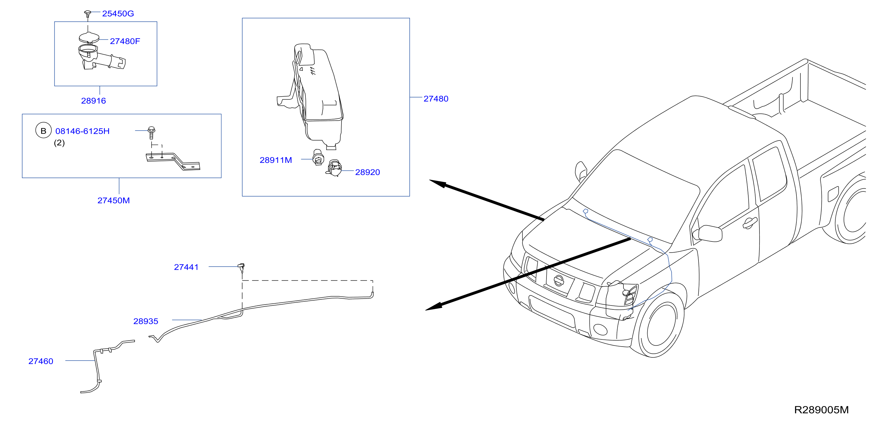 Diagram WINDSHIELD WASHER for your 2016 Nissan Sentra   