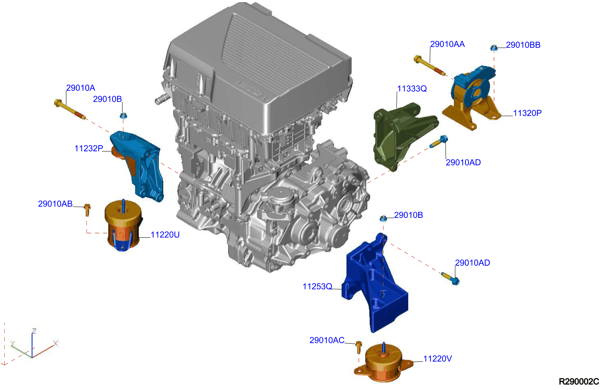 Diagram SISTEMA DE MANDO DEL VEHÍCULO ELÉCTRICO for your Nissan