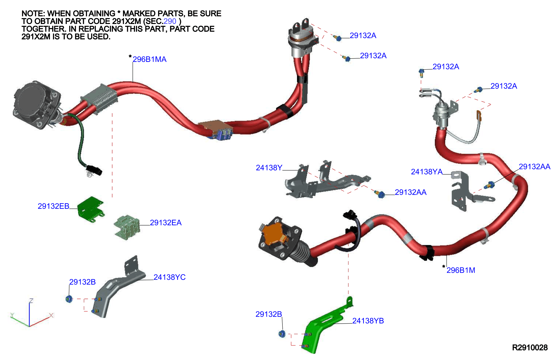 2009 Nissan Armada Bolt Battery. HB PAGE DOOR 295F5 3NA1A