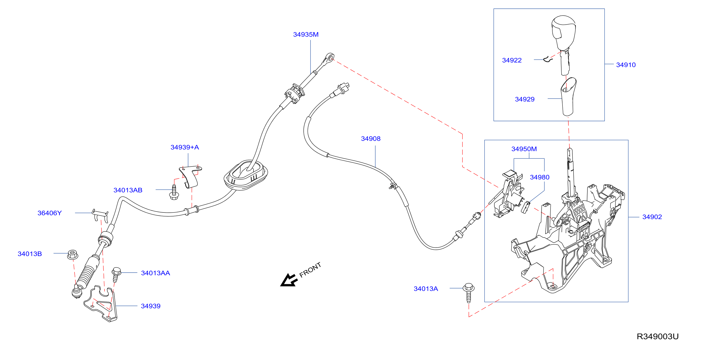 Diagram AUTO TRANSMISSION CONTROL DEVICE for your Nissan Rogue  