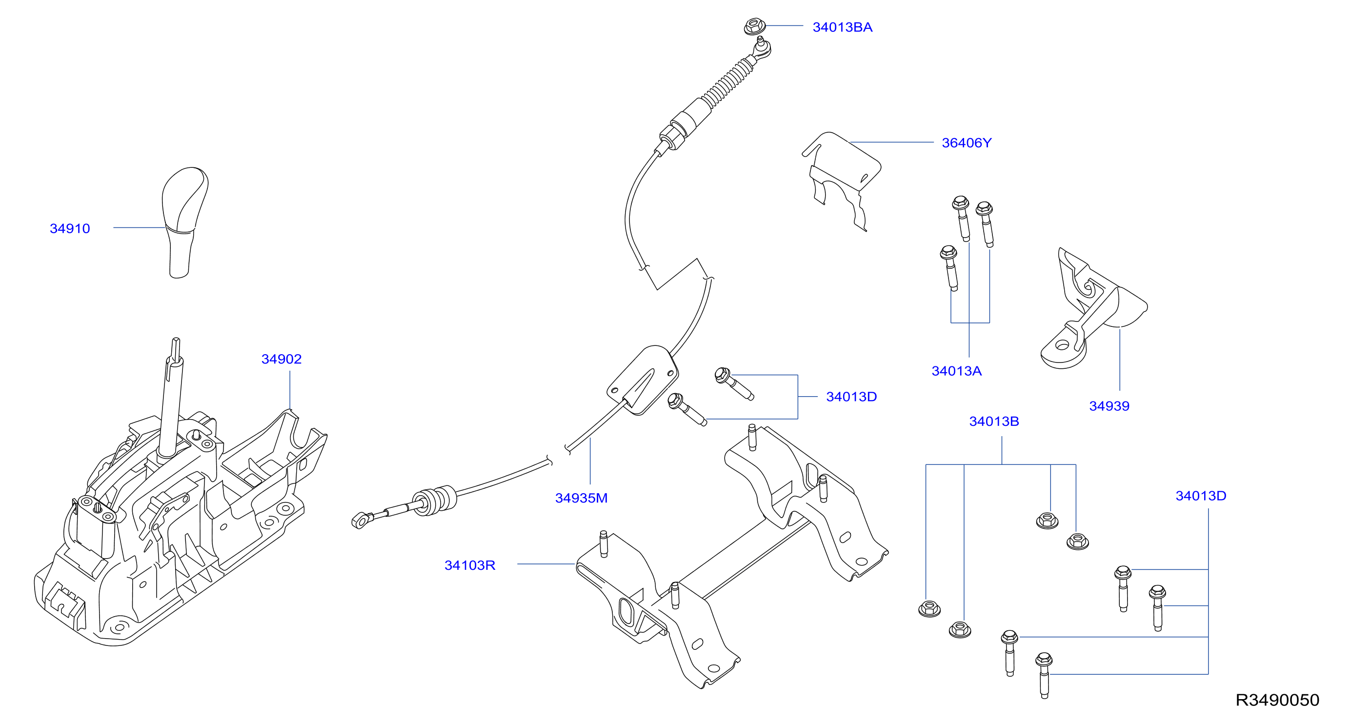 Diagram DISPOSITIVO MANDO TRANSMISIÓN AUTO. for your 2020 Nissan Altima   