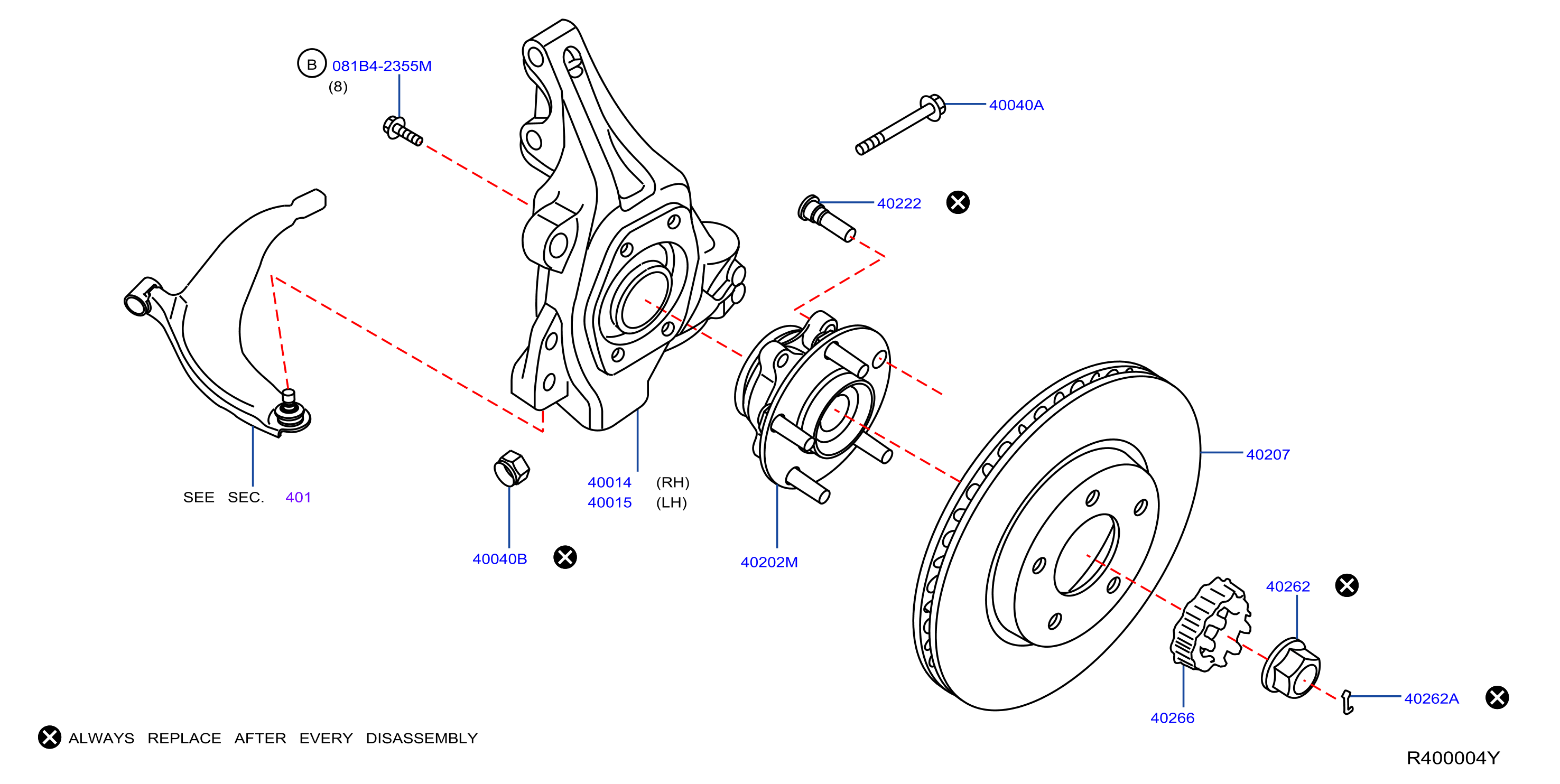 Nissan Altima Disc Brake Rotor (Front) - 40206-3TA0A | Nissan, VAN NUYS CA