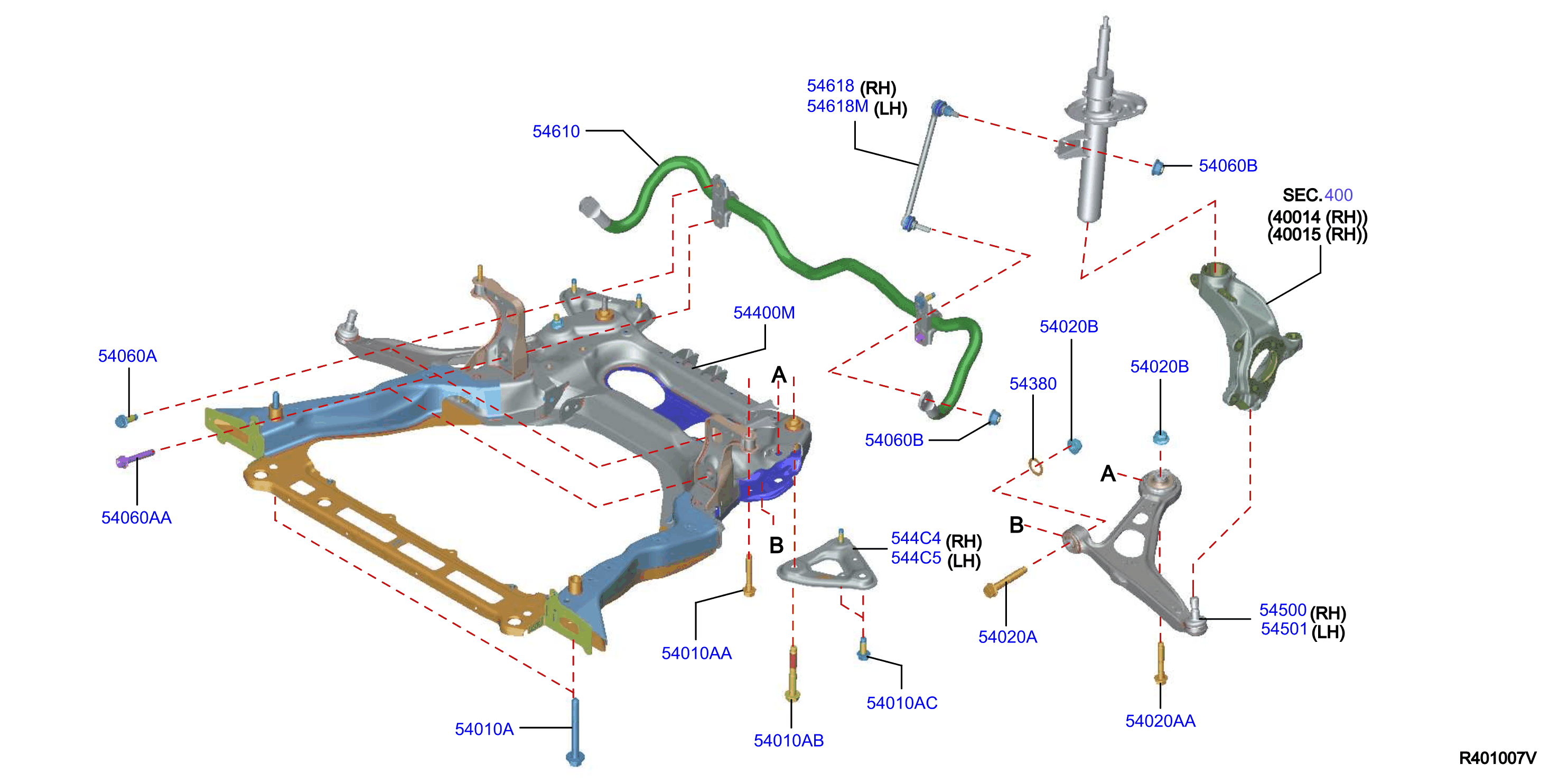 2018 Nissan Armada Rod Connecting Stabilizer. Suspension Sway Bar