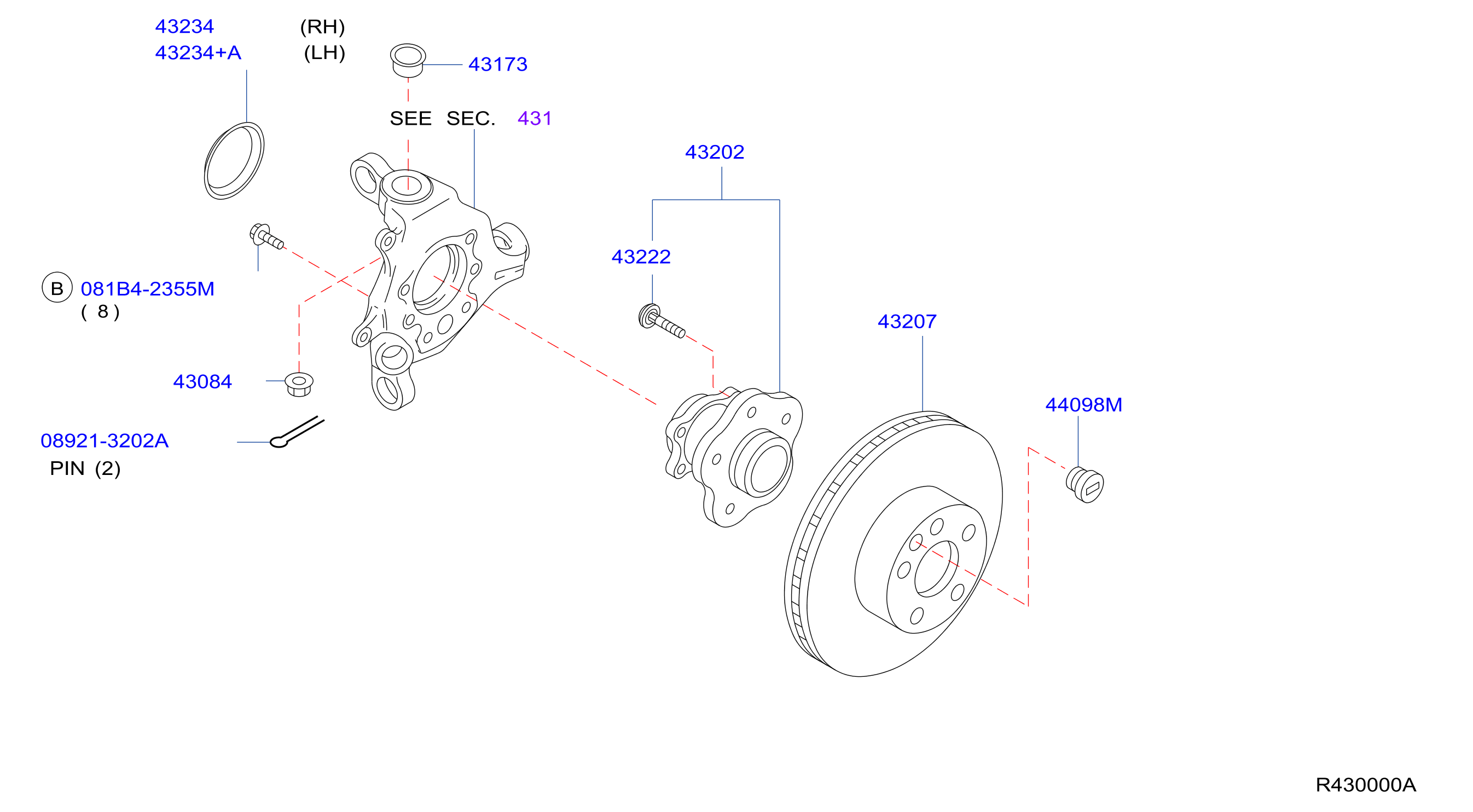 Diagram REAR AXLE for your 2017 Nissan 370Z   