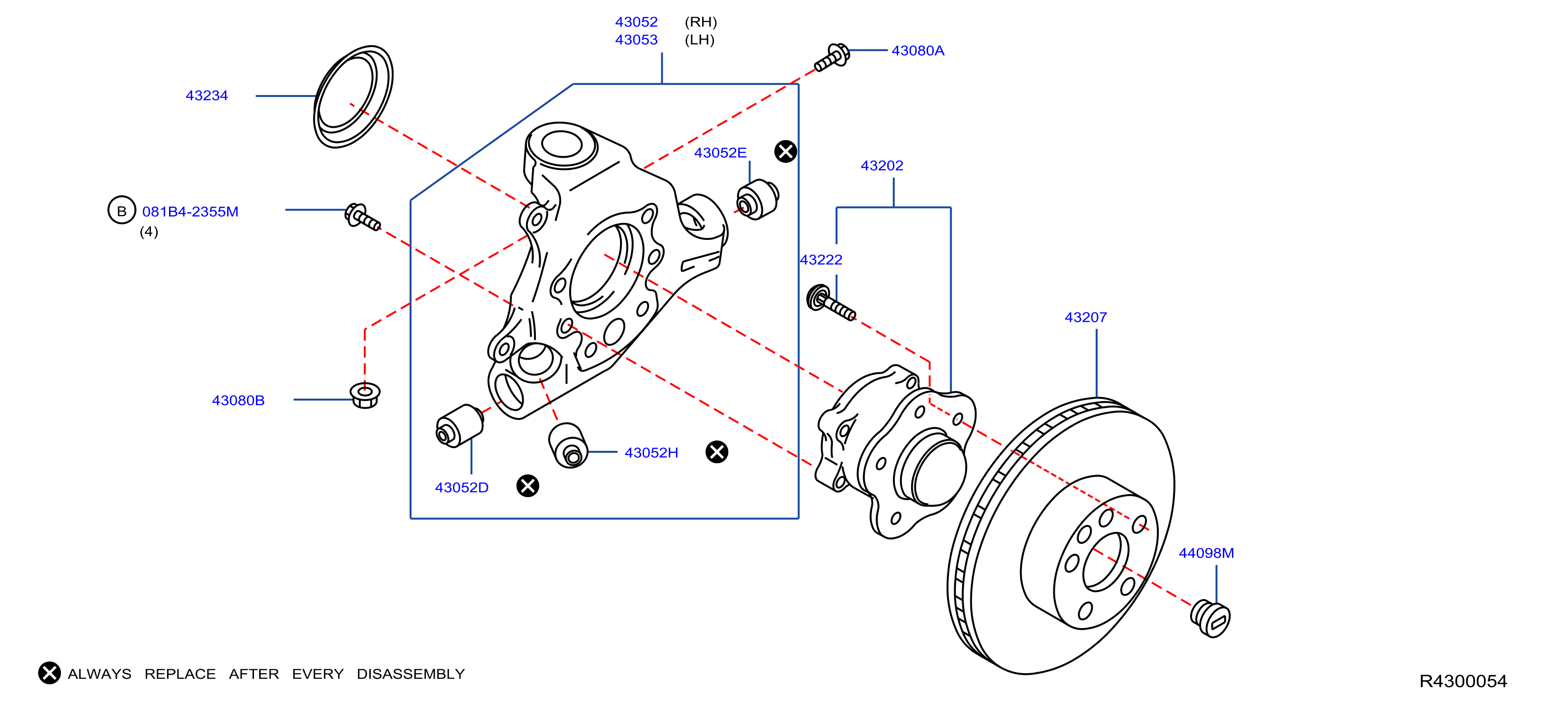 Diagram REAR AXLE for your 2014 INFINITI JX35   