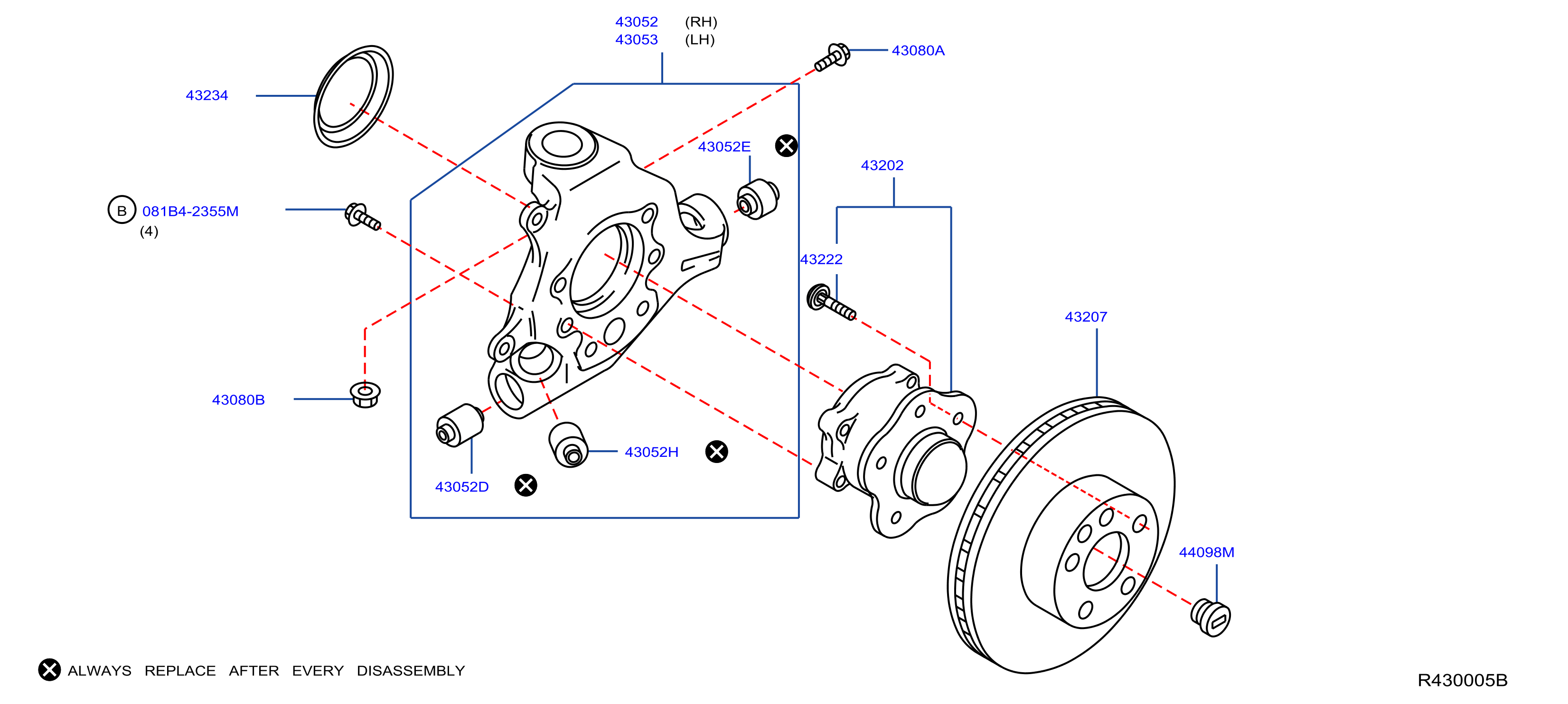Diagram REAR AXLE for your 2019 INFINITI QX50   