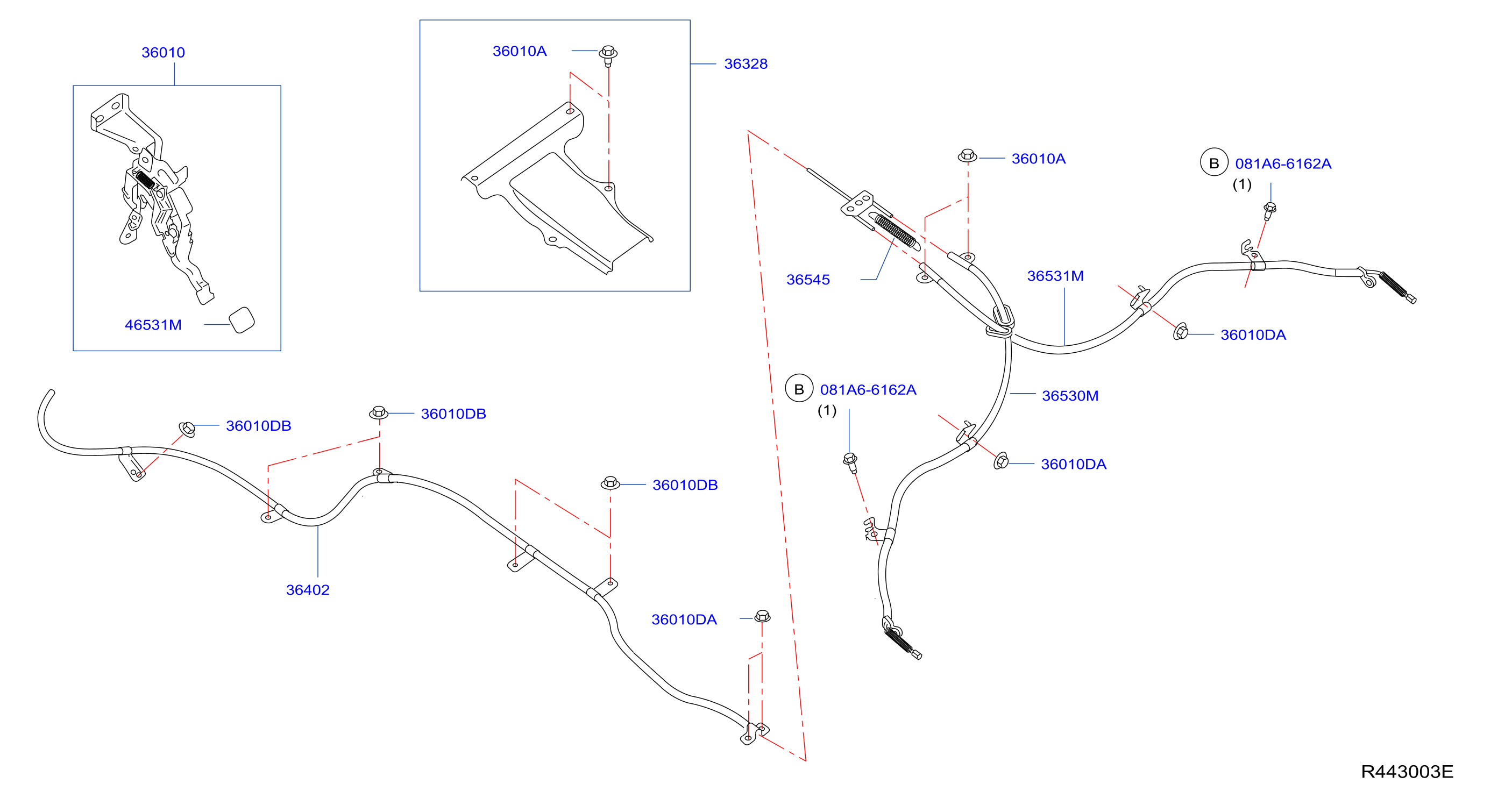Diagram PARKING BRAKE CONTROL for your 2013 Nissan Titan Crew Cab SL  