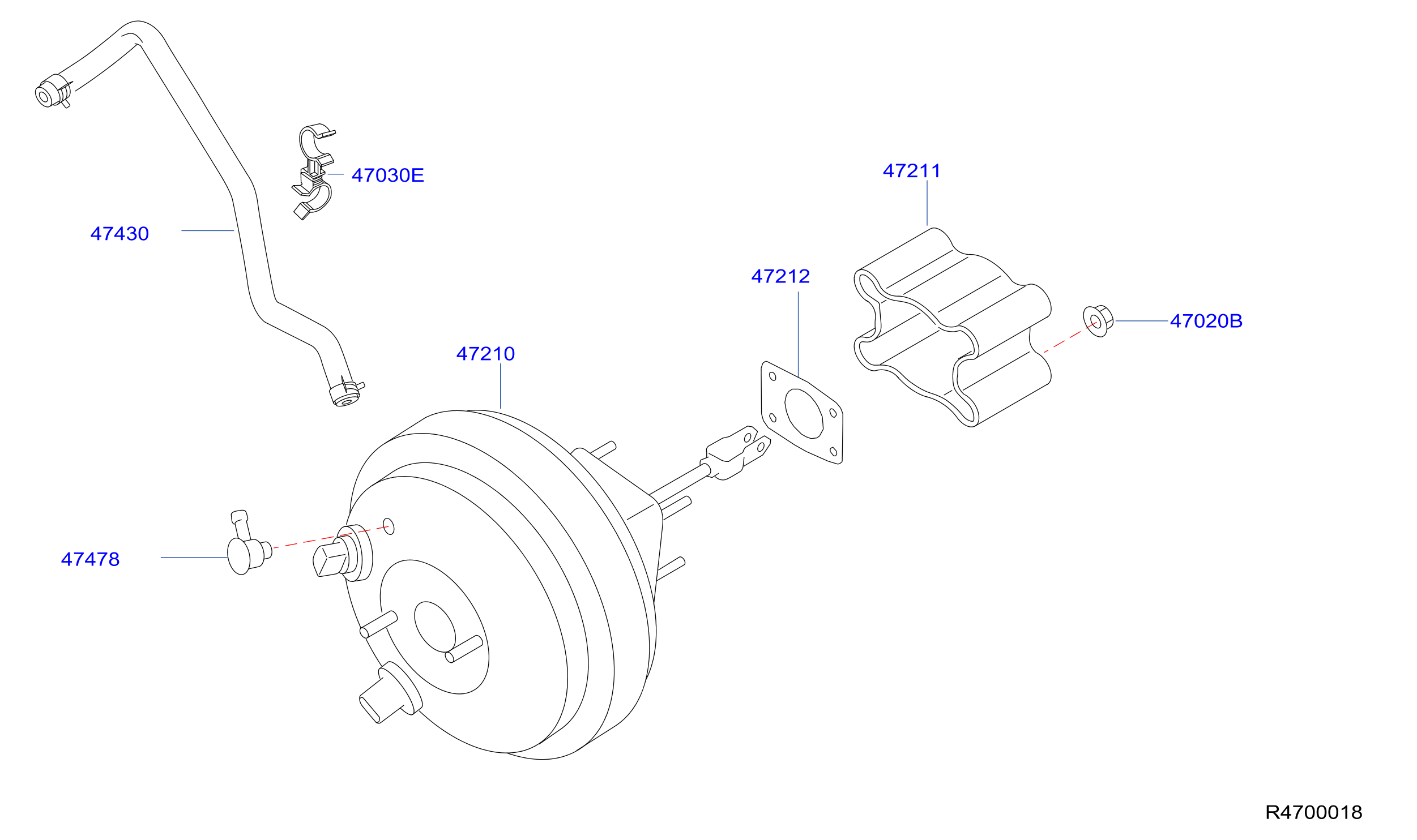 Diagram BRAKE SERVO &             SERVO CONTROL for your INFINITI