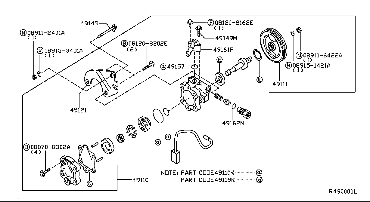 2004 Nissan Pathfinder Power Steering Pressure Switch. Power Steering ...