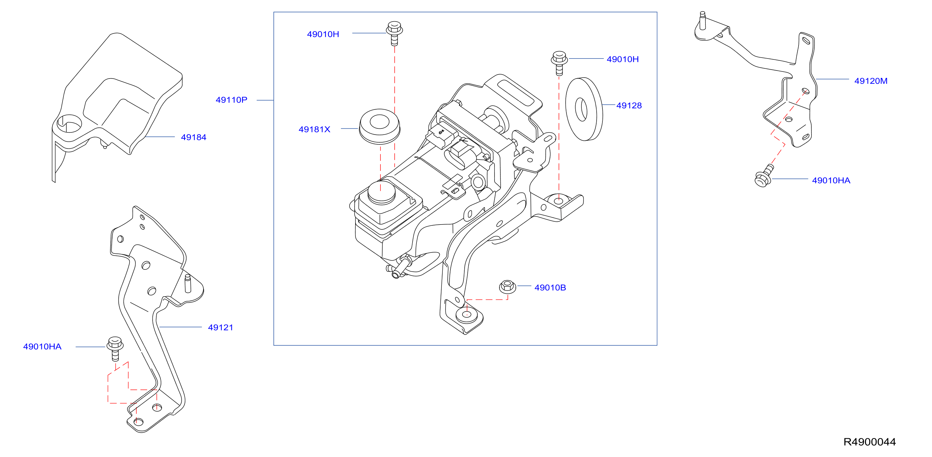 Diagram POWER STEERING PUMP for your 2019 INFINITI Q60   