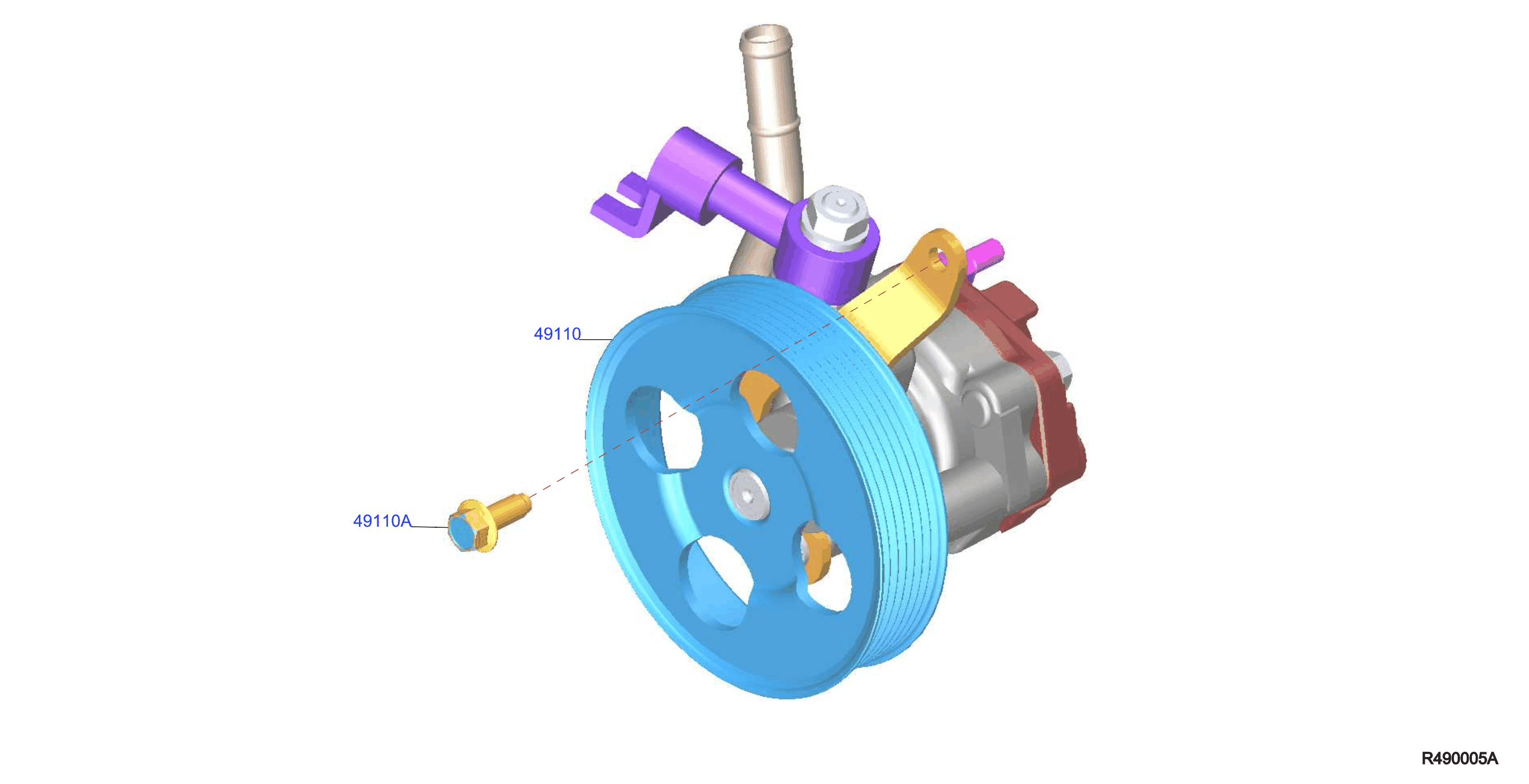 49110-9BU1A - Pump Power Steering. DIG, ENGINE, Suspension - Genuine