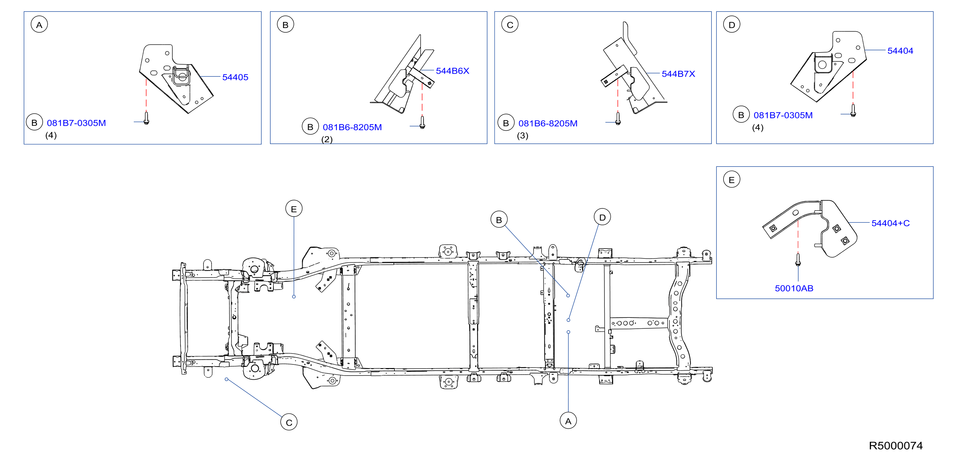 Diagram FRAME for your Nissan Sentra  