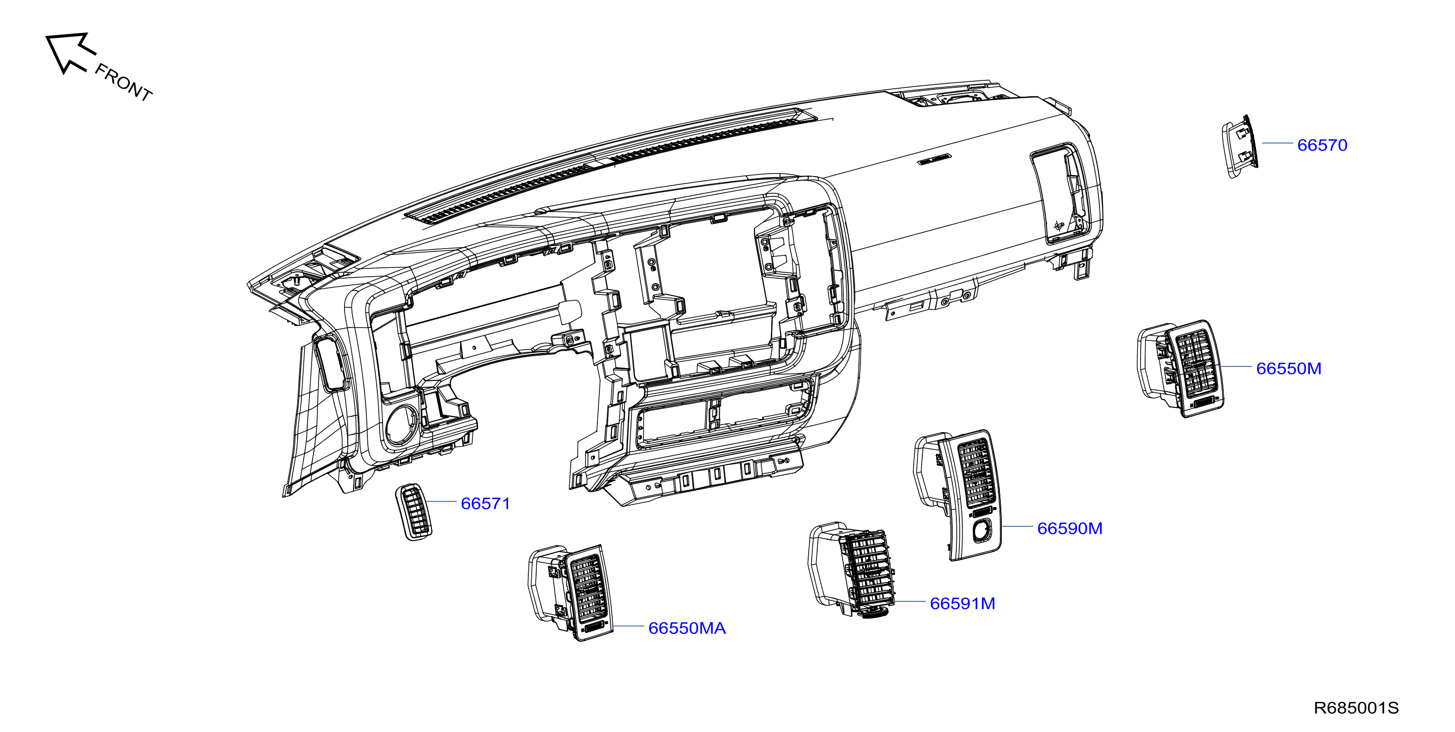 Diagram VENTILATOR for your Nissan NV2500  