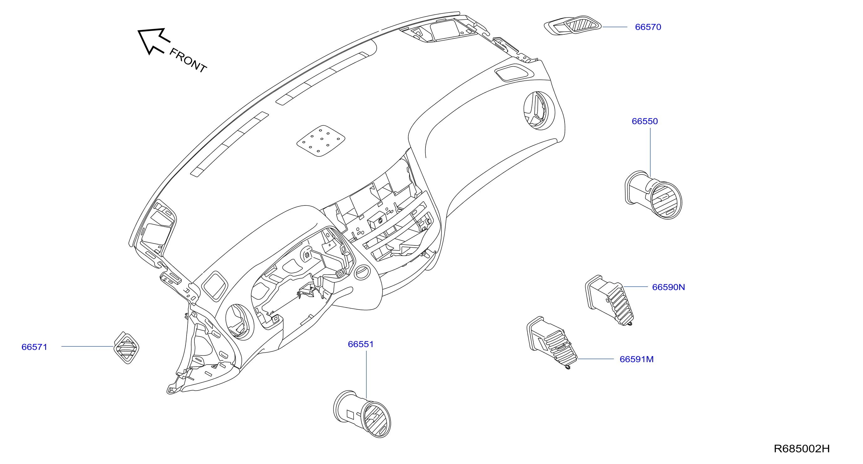 Diagram VENTILATOR for your 2022 Nissan Leaf   