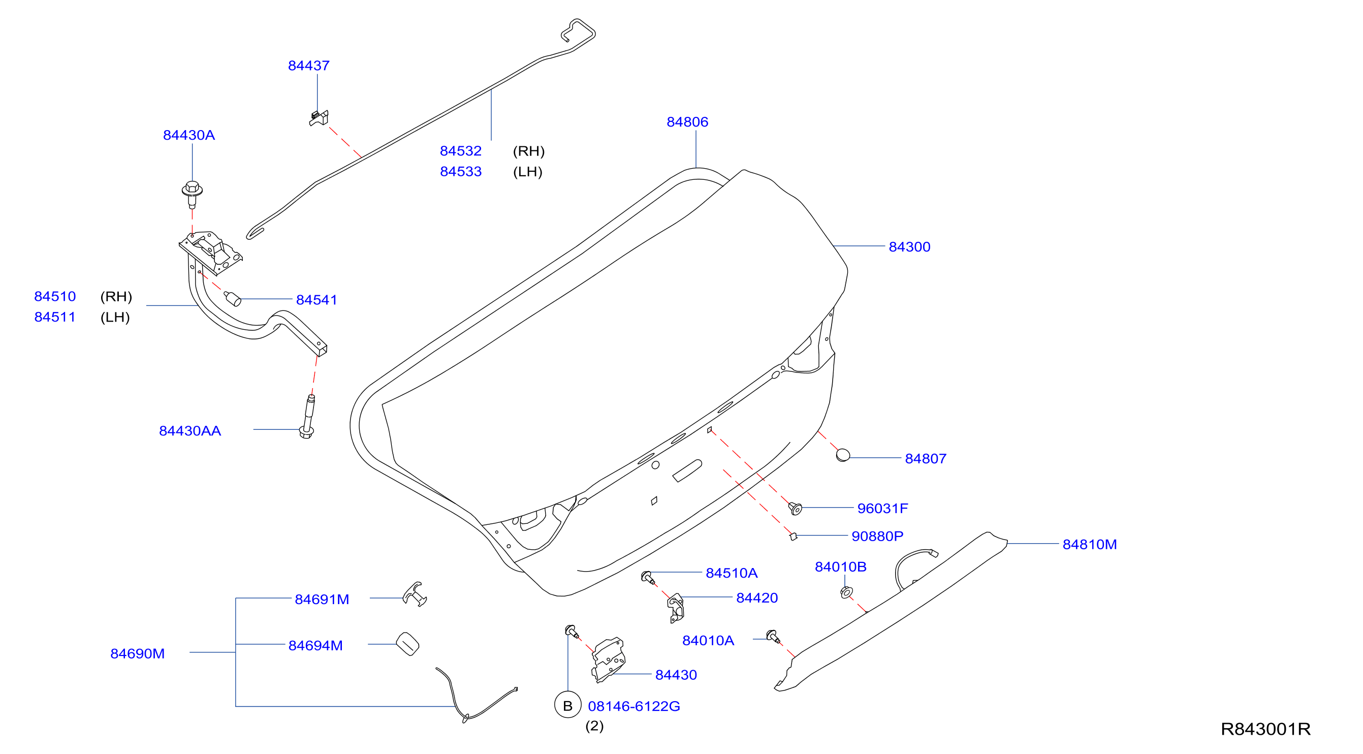 Nissan 84810 9w60d