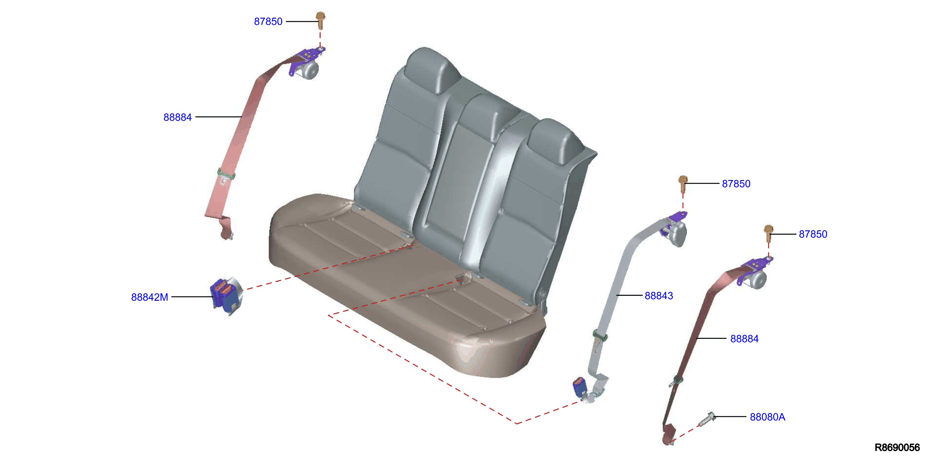 Nissan altima 2025 seat belt