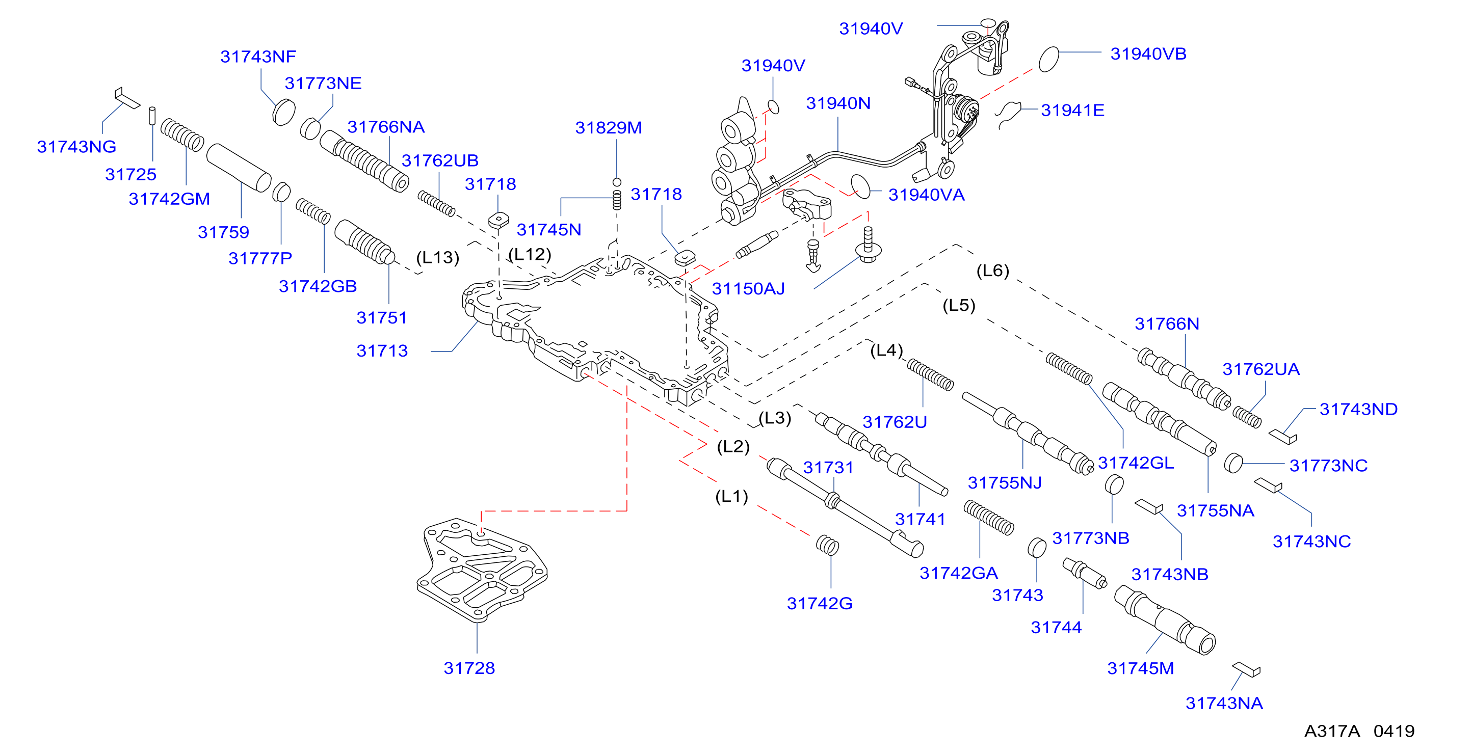 Full size assembly image of CONTROL VALVE (ATM) (1/3)