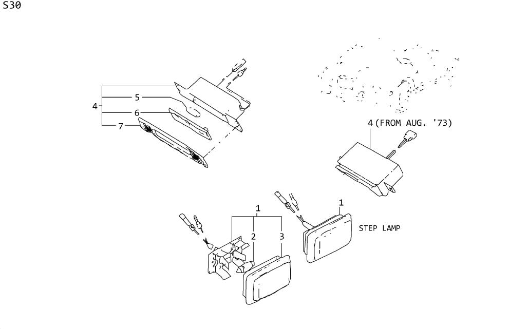 Diagram STEP LAMP & MAP LAMP for your 2016 Nissan NV200   