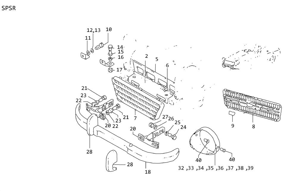 Diagram APRON, FRONT for your 2018 Nissan Altima   