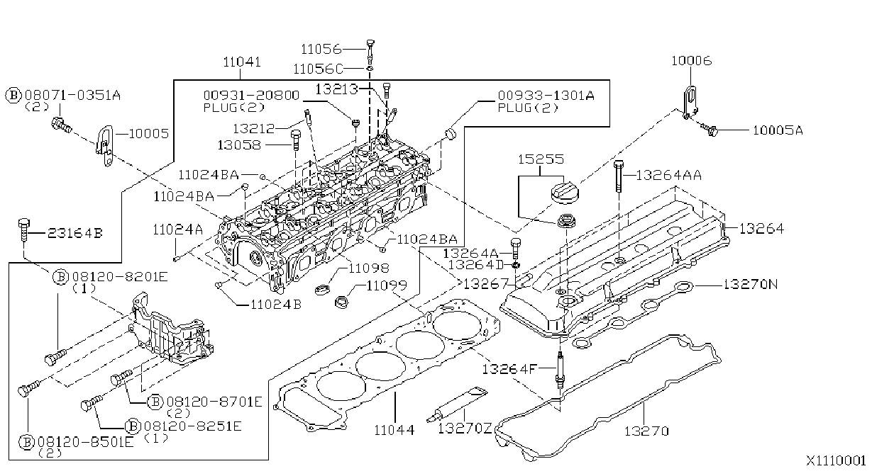 Nissan Xterra Engine Valve Guide - 13213-53F60 | BURIEN NISSAN INC ...