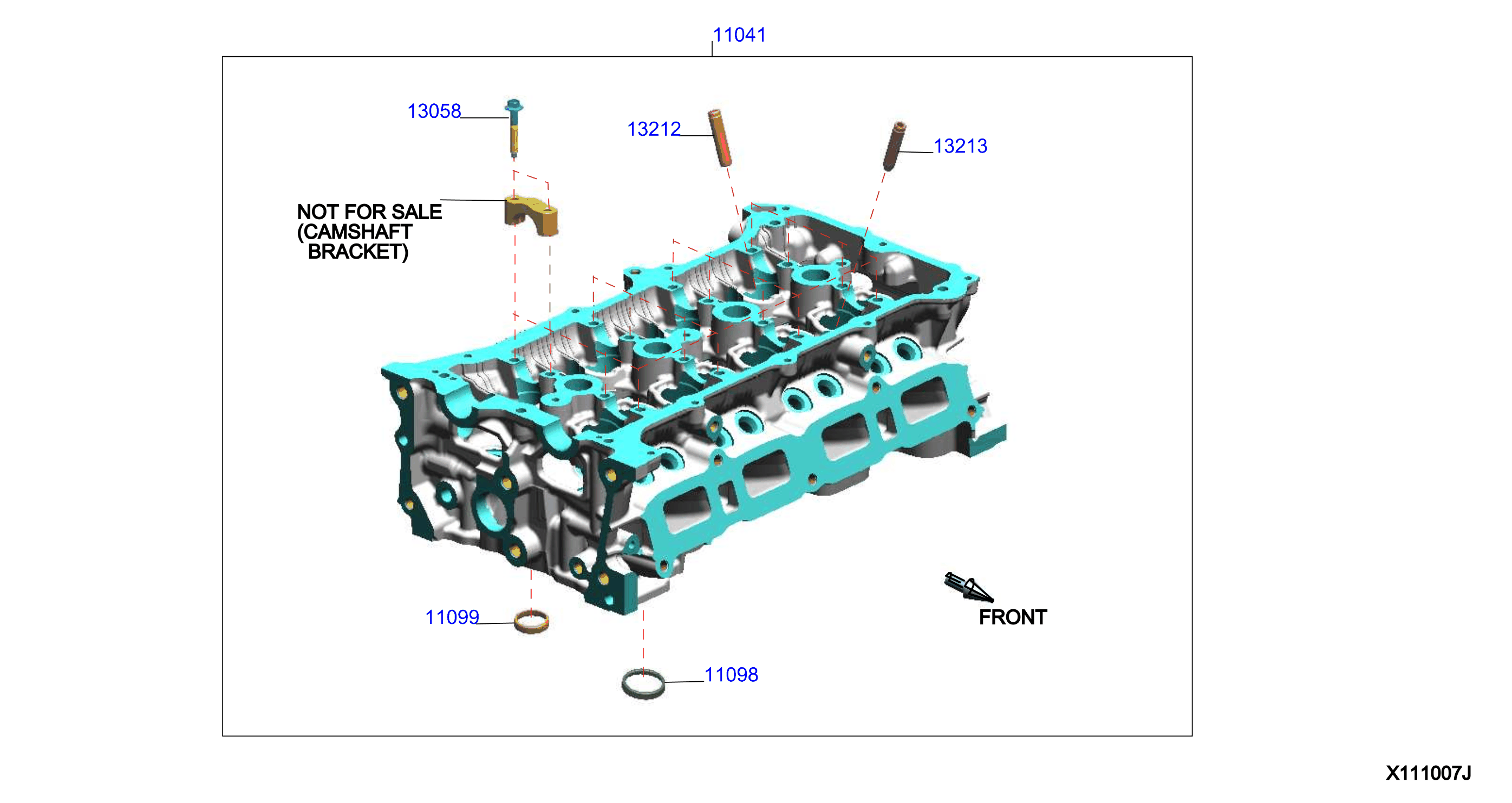 Diagram CYLINDER HEAD & ROCKER COVER for your 2016 Nissan Titan   