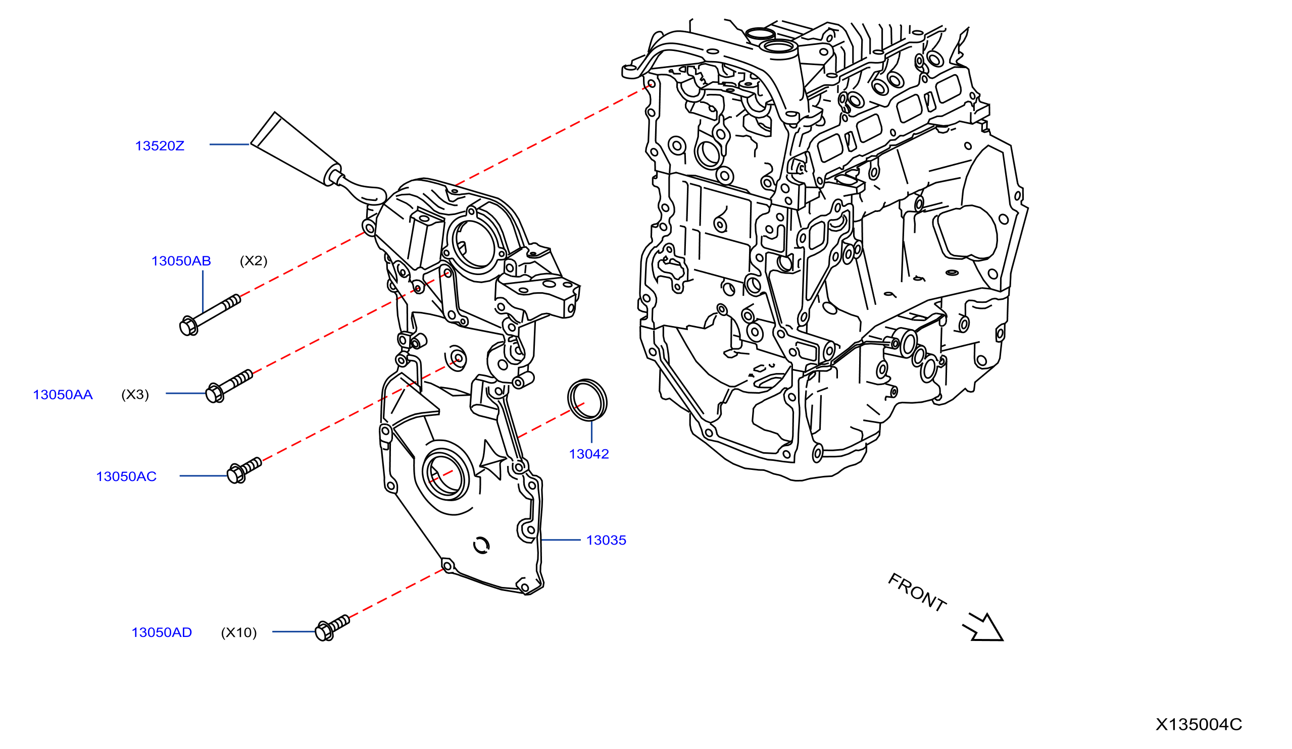 Full size assembly image of CUBIERTA DEL, BOMBA VACÍO Y FIJACIÓN (1/6)