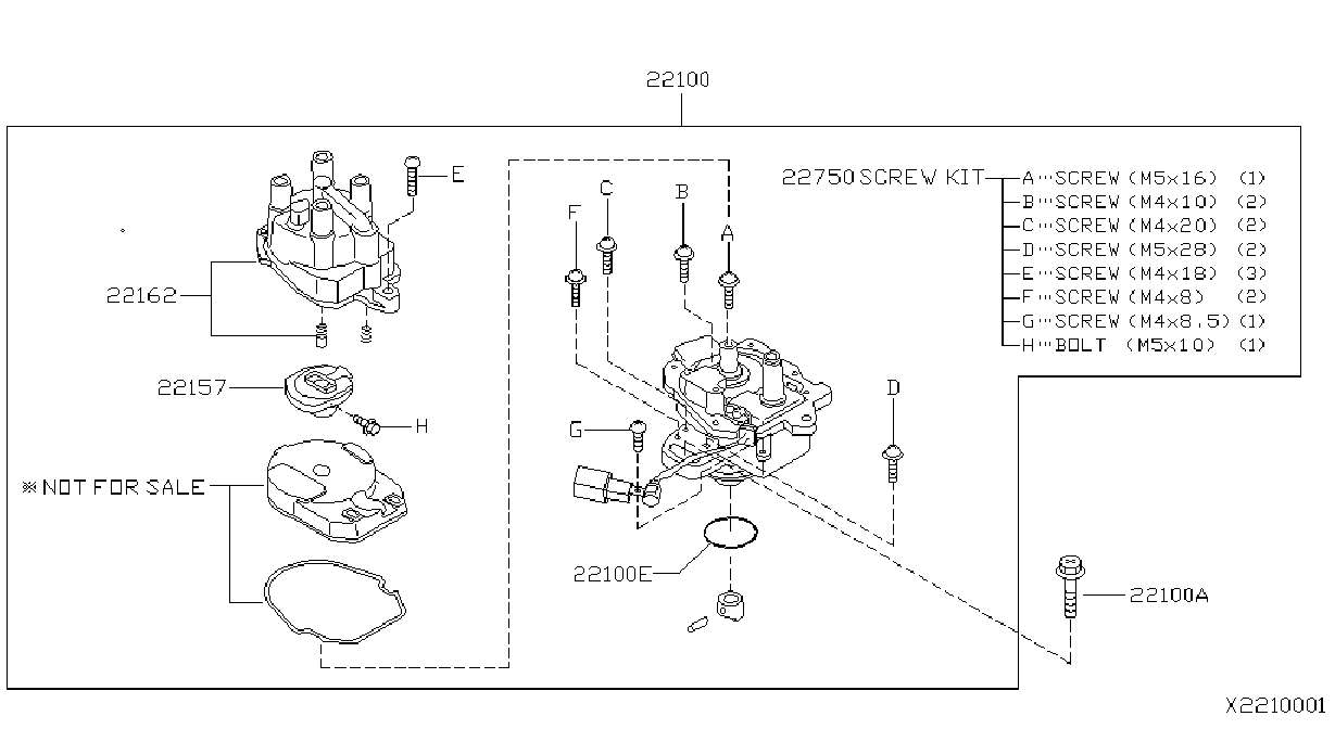 Diagram DISTRIBUTOR & IGNITION TIMING SENSOR for your 2000 Nissan Frontier Crew Cab SE  