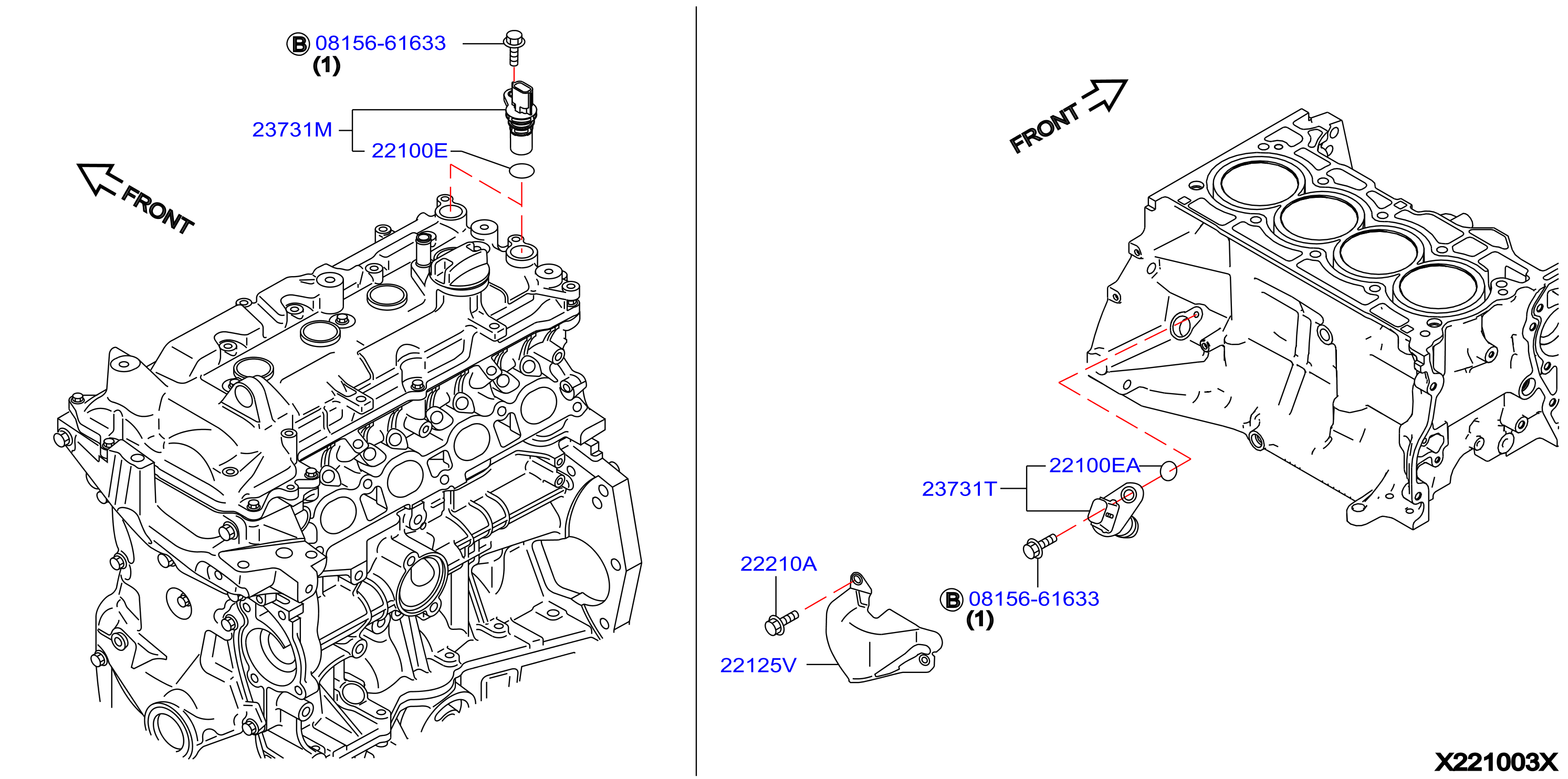 Diagram DISTRIBUIDOR & SENSOR TIEMPO ENCENDIDO for your 2019 Nissan Sentra   