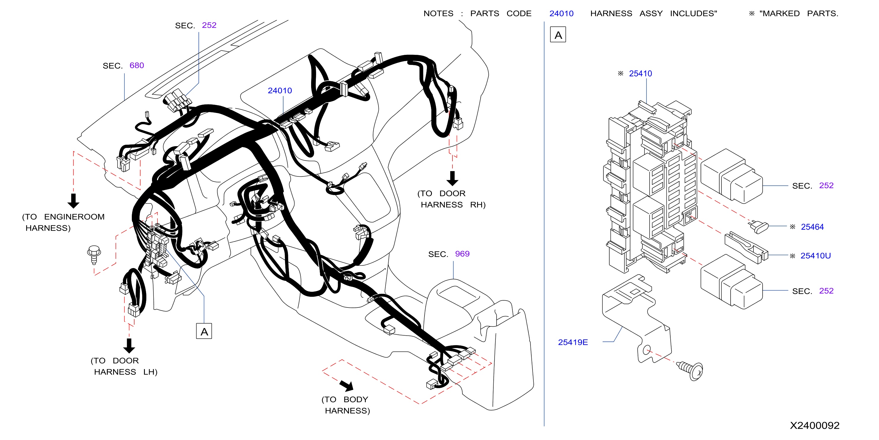 Diagram CABLEADO for your 2017 Nissan Maxima   