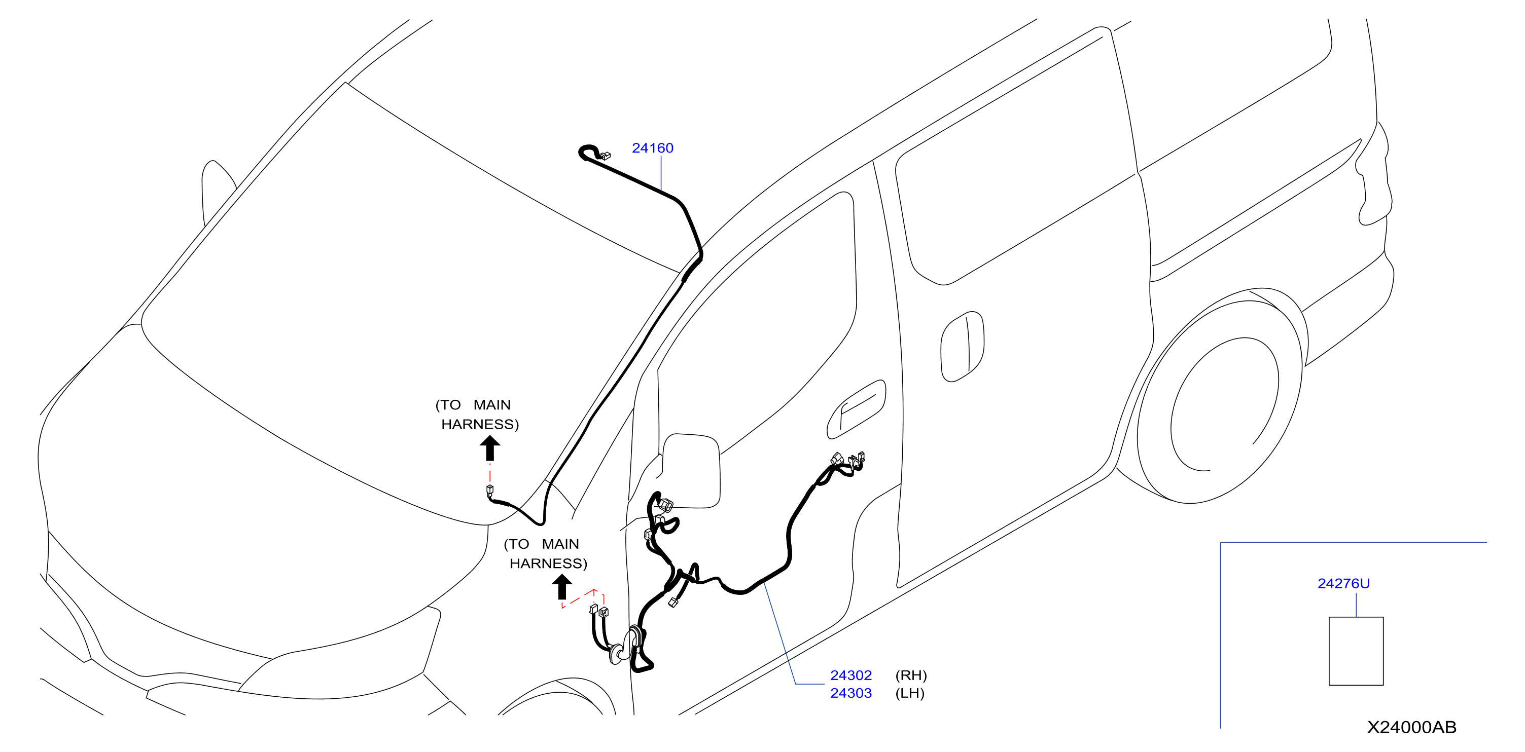 Diagram CABLEADO for your 2017 Nissan Maxima   