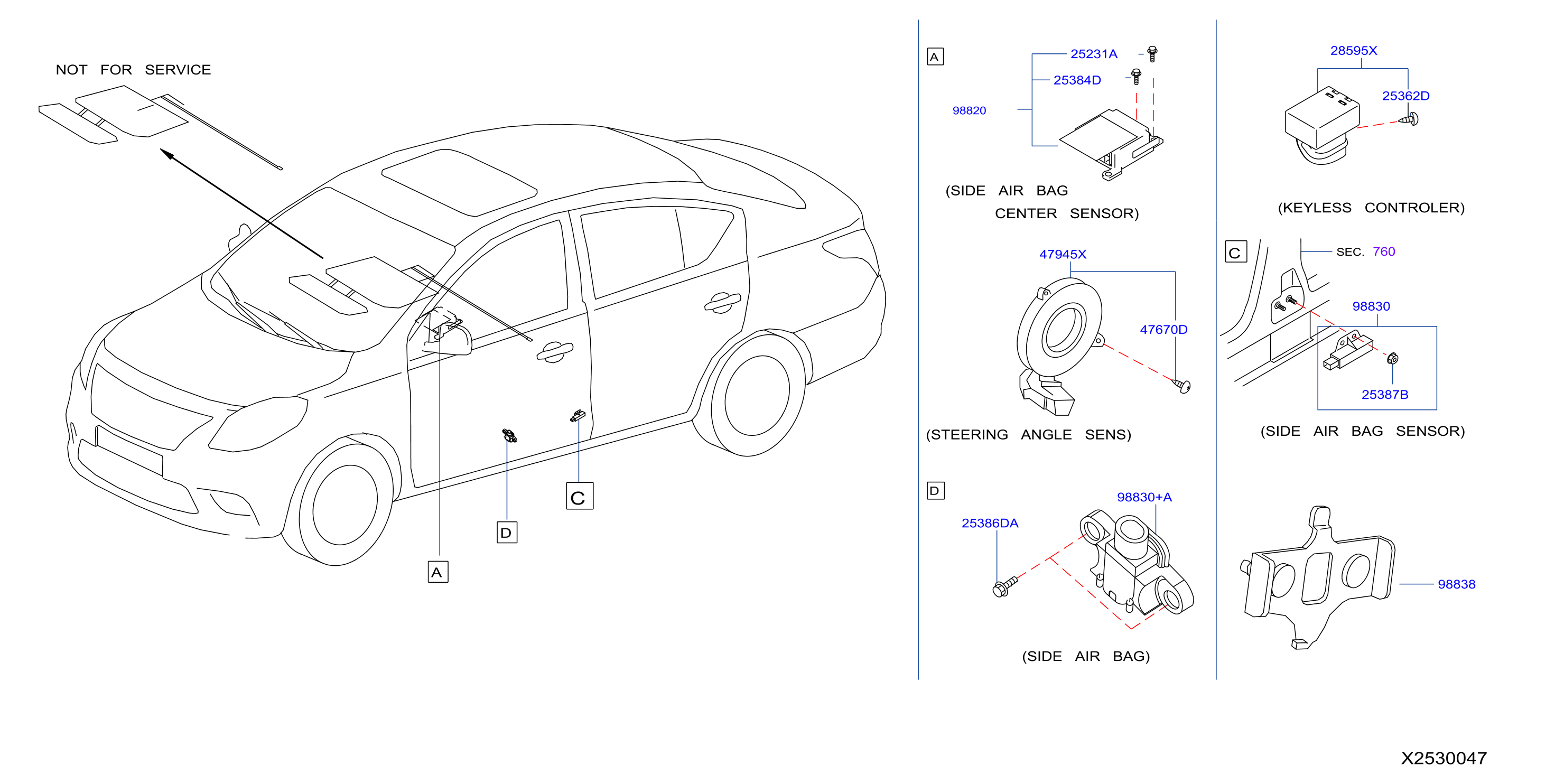 Nissan Altima Air Bag Impact Sensor Front Ja A Genuine Nissan Part