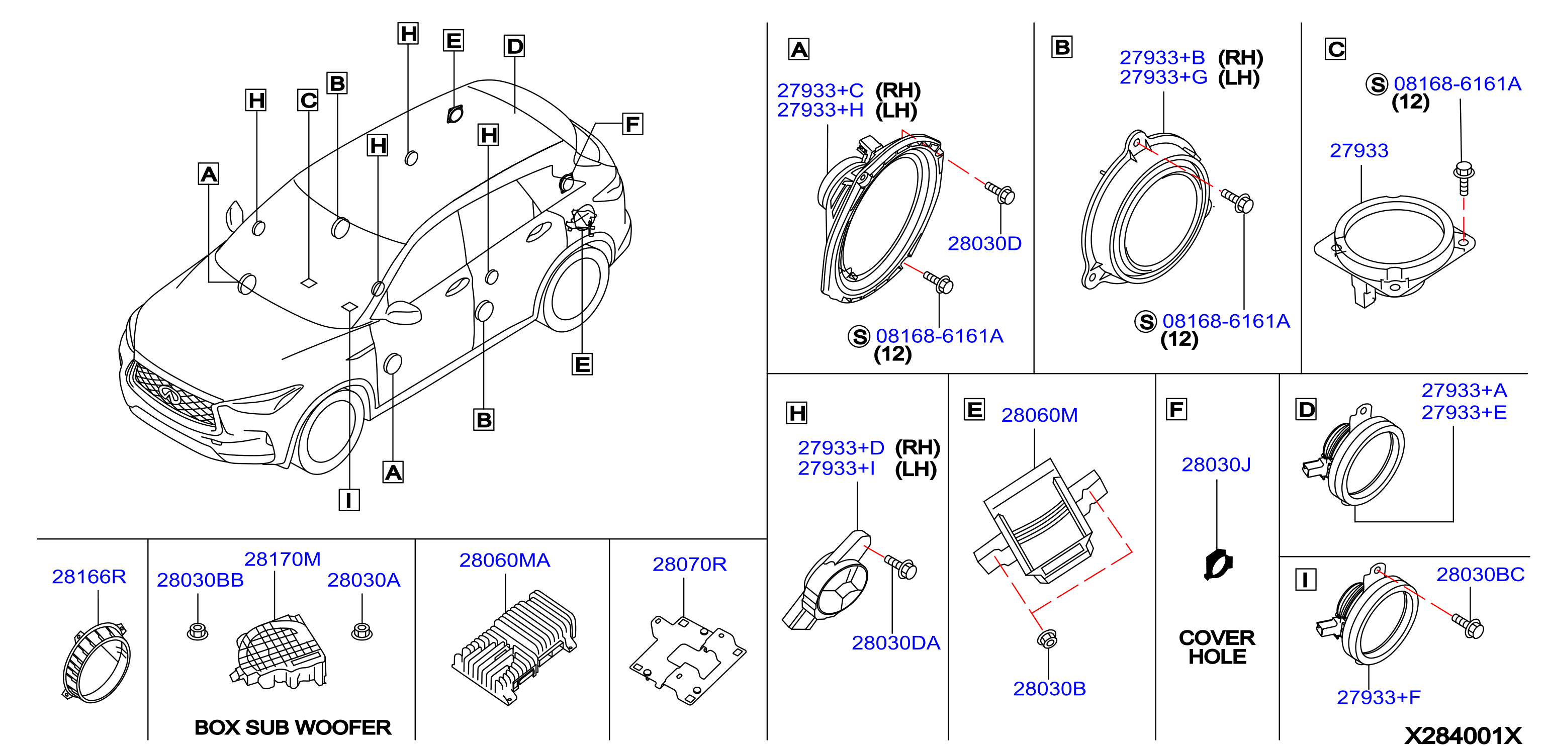Diagram SPEAKER for your 2008 INFINITI M45   