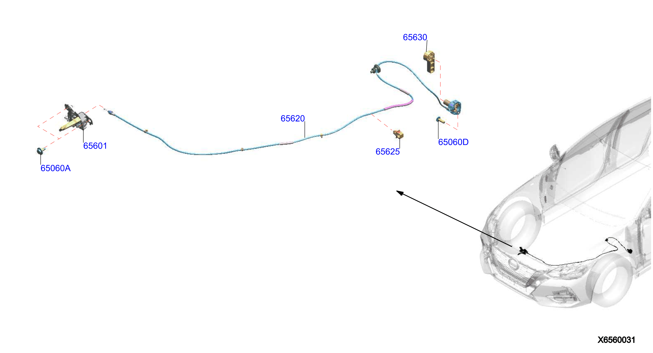 Diagram HOOD LOCK CONTROL for your Nissan Stanza  