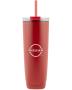 View Asobu Aqualina Tumbler w/Straw - Red Full-Sized Product Image 1 of 1