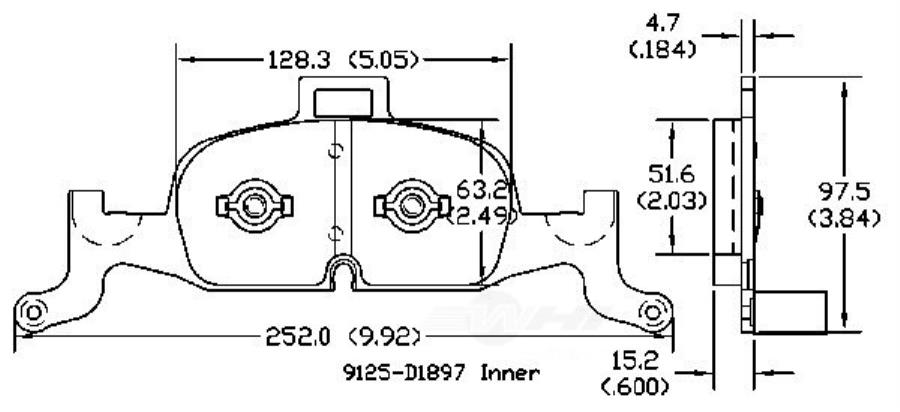 Audi Q5 Omniparts brake pad 13057325 audi a4 a5 q5 - 13057325 ...