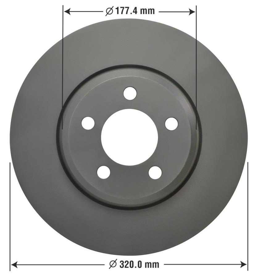 Dodge Charger Omniparts brake rotor 13064111 chrysler 300 - 13064111 ...